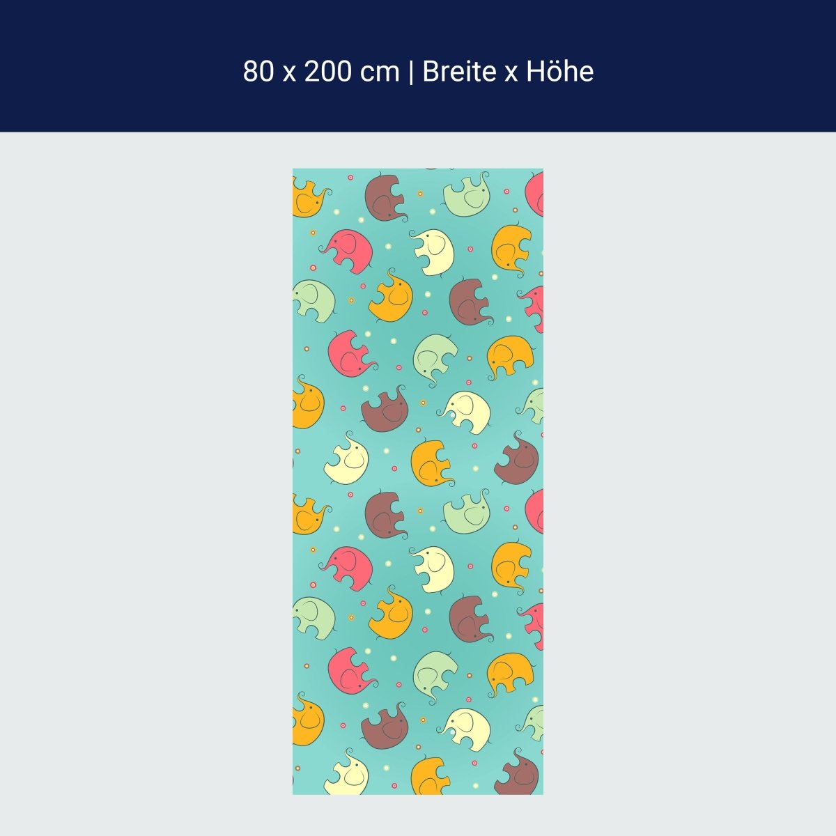 Duschwand Elefant gemusterten Hintergrund M0987 Duschwand Elefant gemusterten Hintergrund M0987