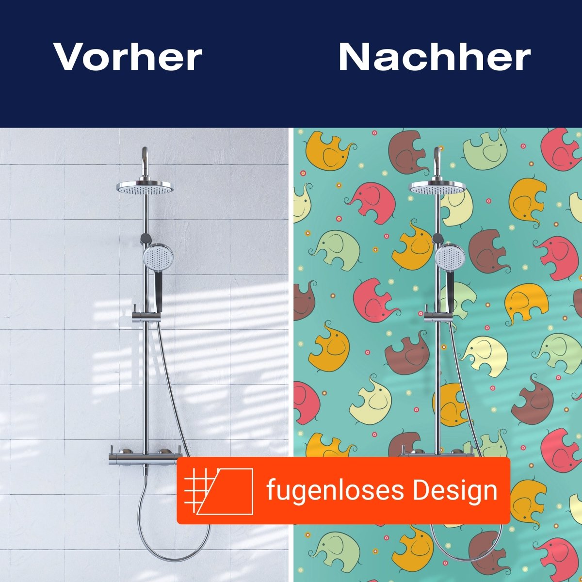 Duschwand Elefant gemusterten Hintergrund M0987 entdecken - Bild 9 Duschwand Elefant gemusterten Hintergrund M0987 entdecken - Bild 9