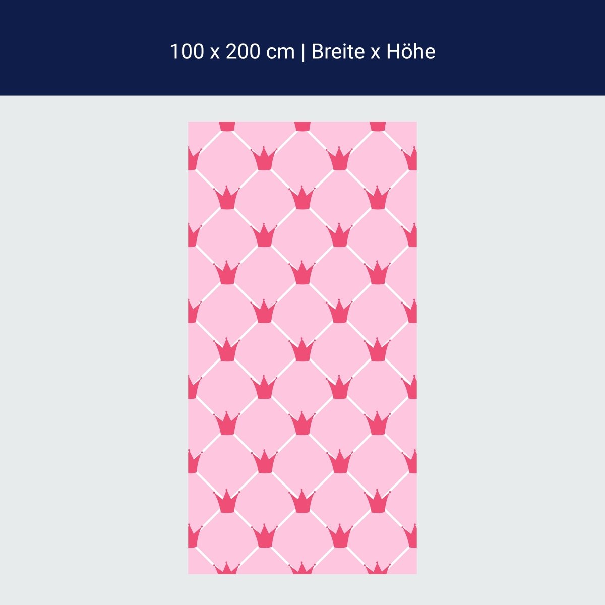 Duschwand Prinzessin Kronen M0989 Duschwand Prinzessin Kronen M0989