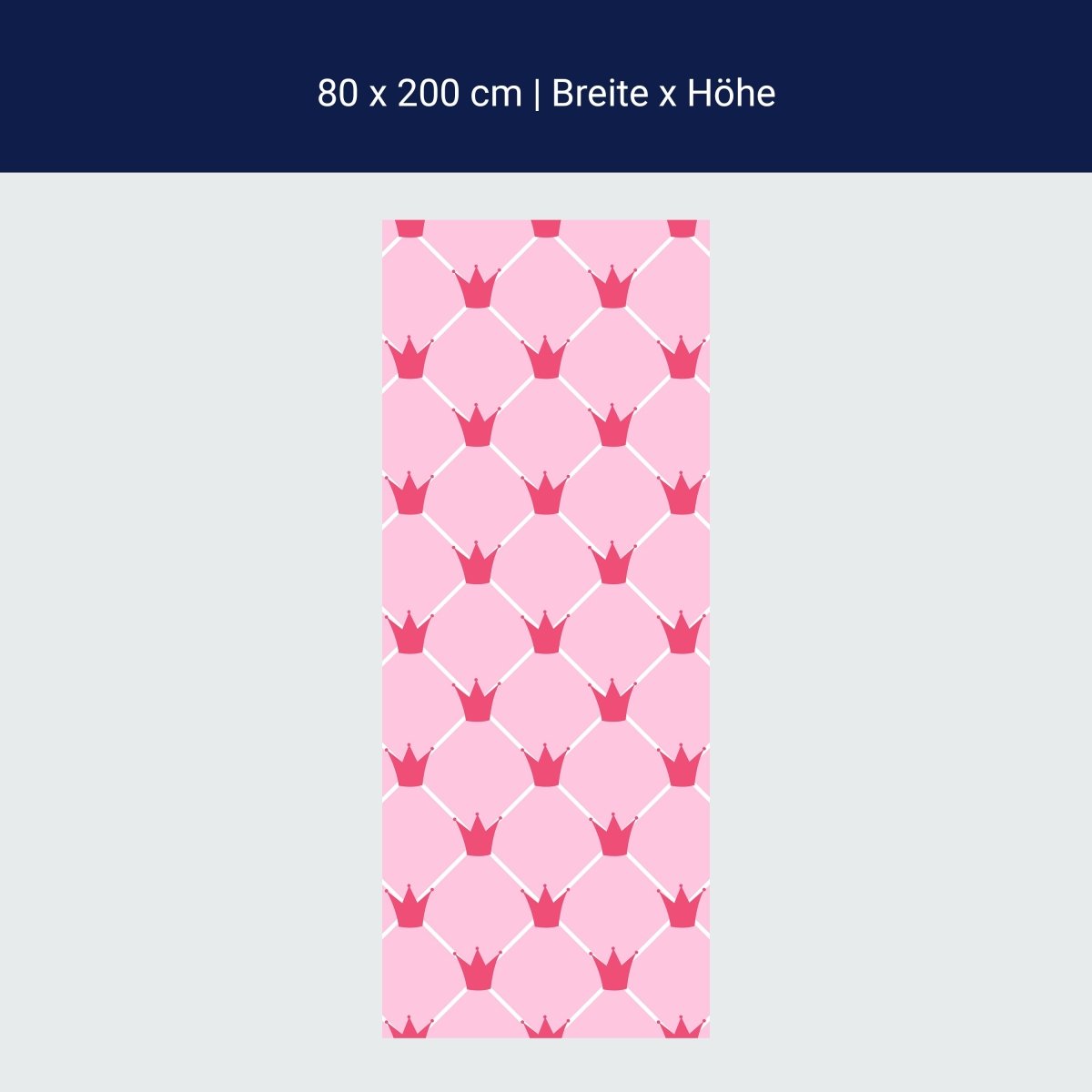 Duschwand Prinzessin Kronen M0989 Duschwand Prinzessin Kronen M0989