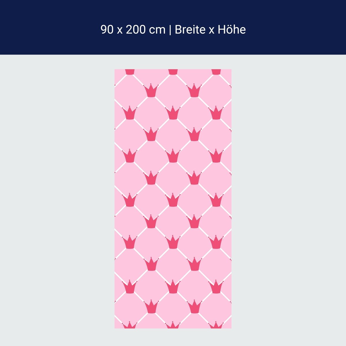 Duschwand Prinzessin Kronen M0989 Duschwand Prinzessin Kronen M0989