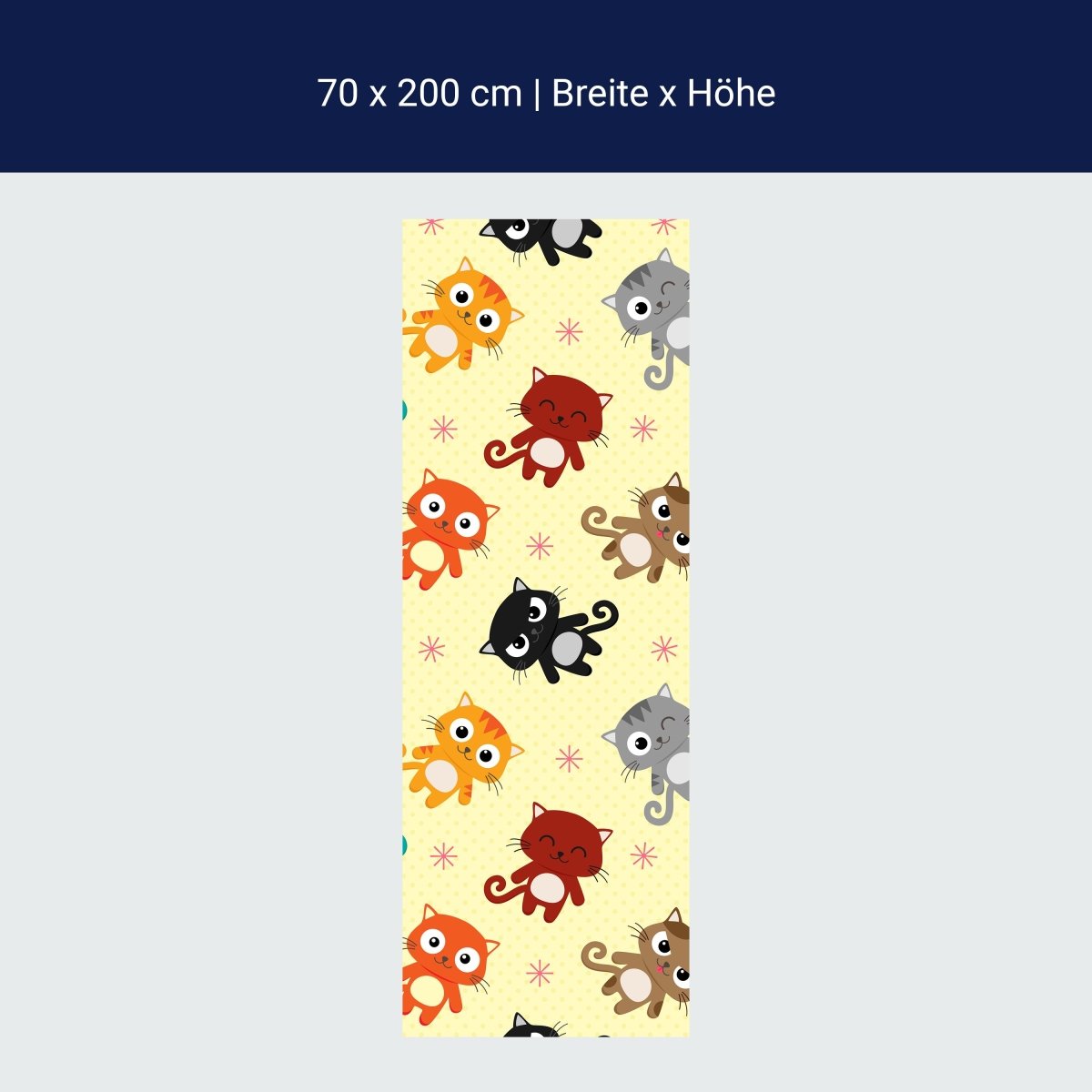 Duschwand süße Kätzchen M0992 Duschwand süße Kätzchen M0992