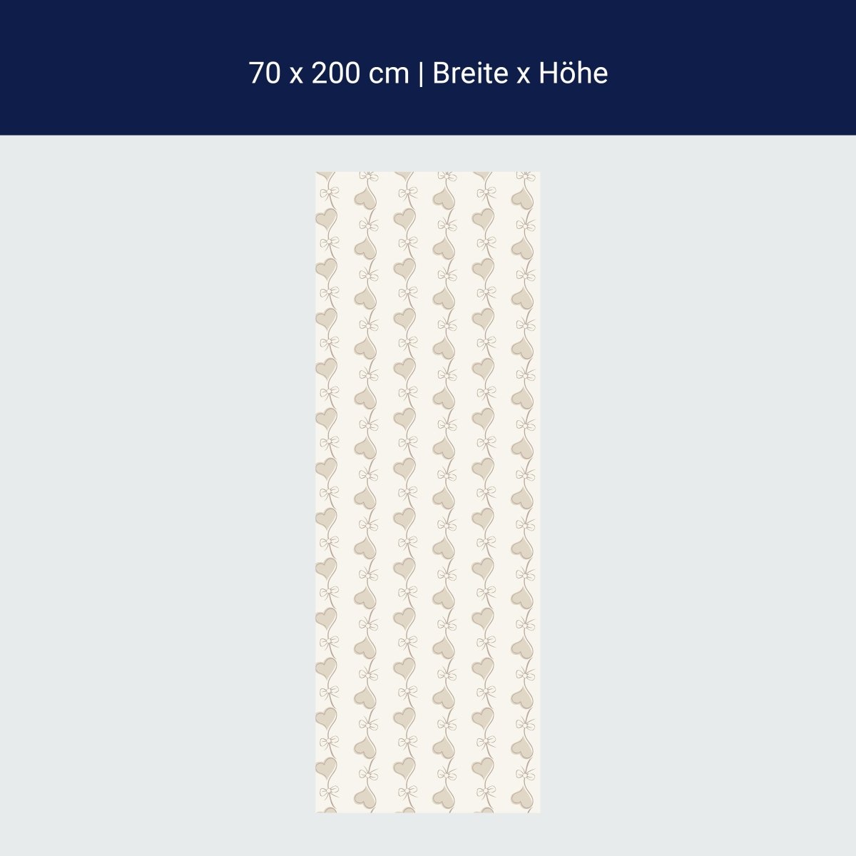 Duschwand Retro Herzen auf Beige Hintergrund M0993 Duschwand Retro Herzen auf Beige Hintergrund M0993