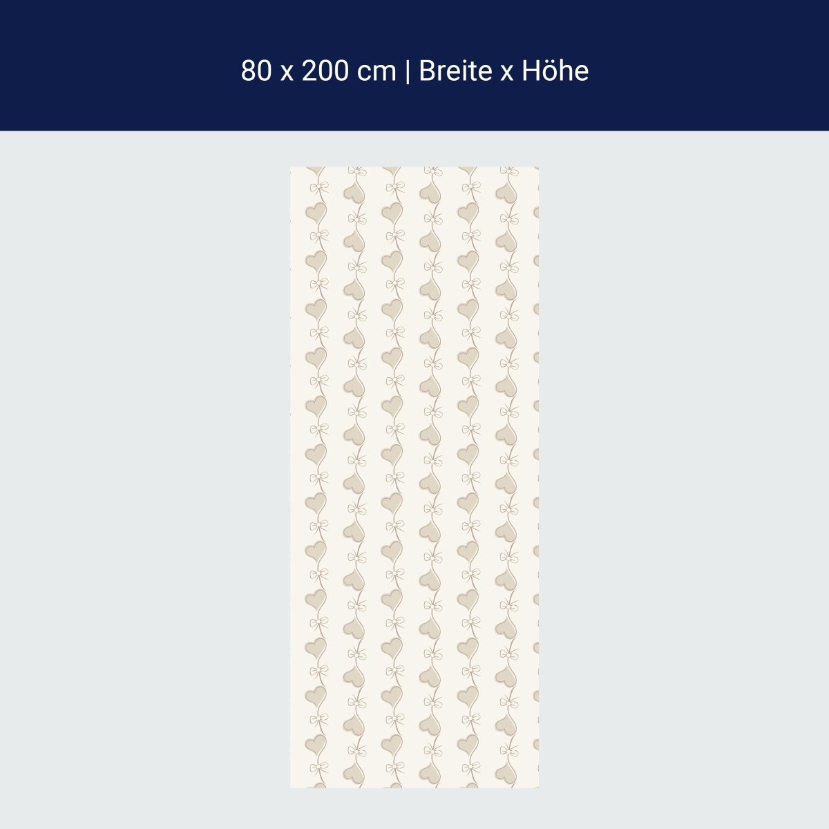 Duschwand Retro Herzen auf Beige Hintergrund M0993 Duschwand Retro Herzen auf Beige Hintergrund M0993