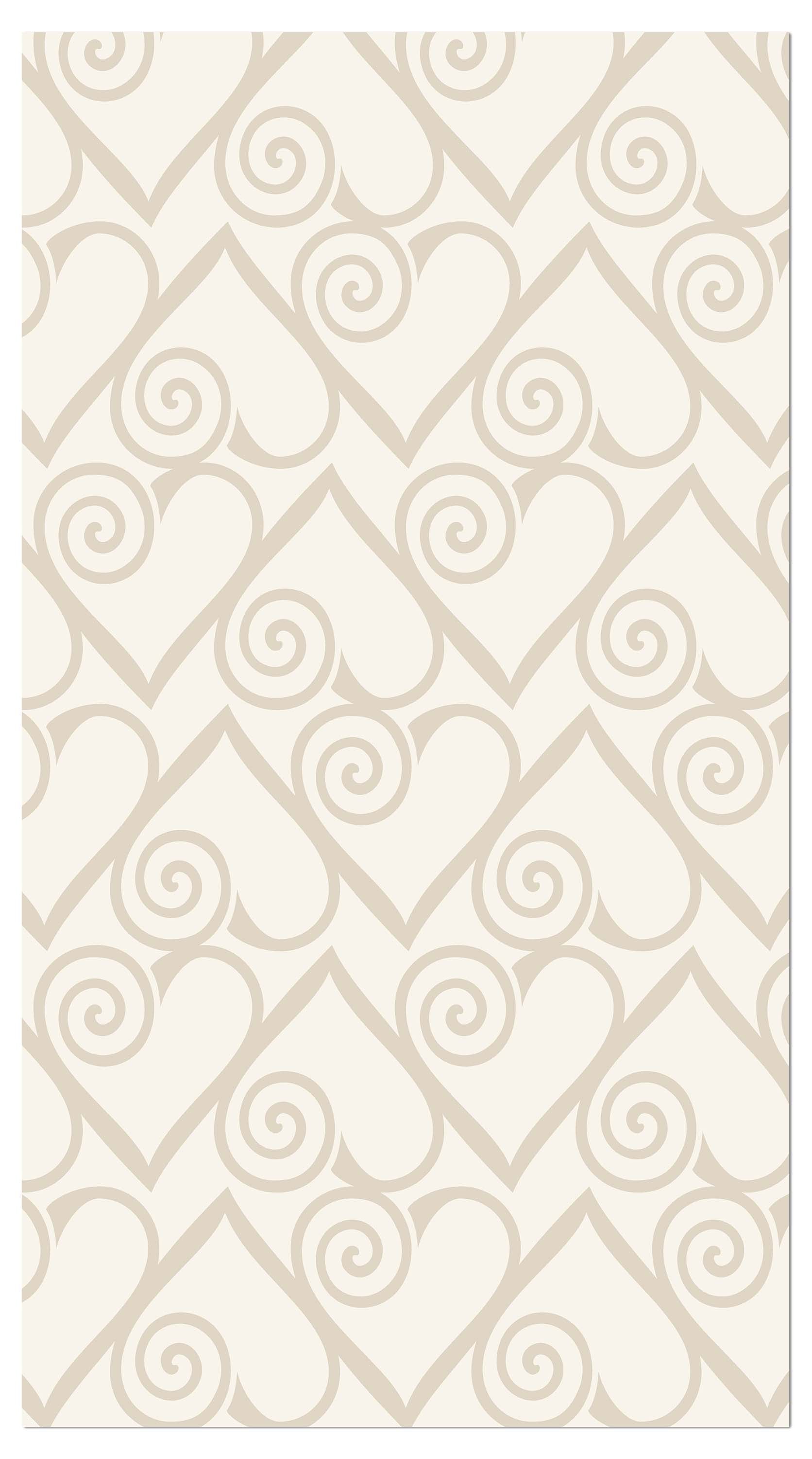 Garderobe Herzmuster auf beige Hintergrund M0994 entdecken - Bild 4 Garderobe Herzmuster auf beige Hintergrund M0994 entdecken - Bild 4