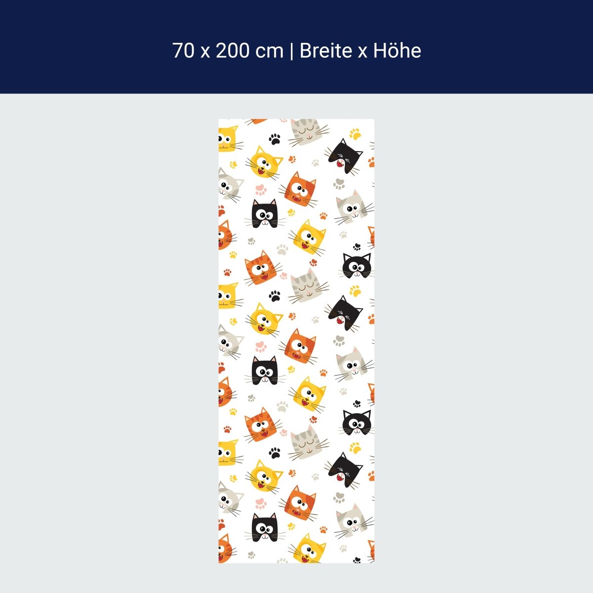 Duschwand Lustige Kätzchen M0997 Duschwand Lustige Kätzchen M0997