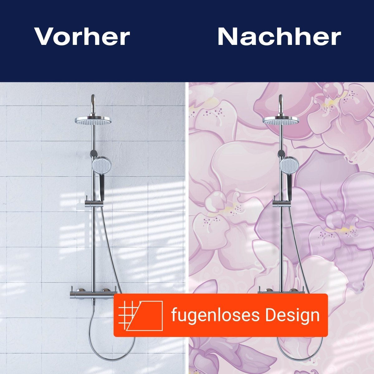 Duschwand Elegantes Blumenmotiv M0998 entdecken - Bild 9 Duschwand Elegantes Blumenmotiv M0998 entdecken - Bild 9