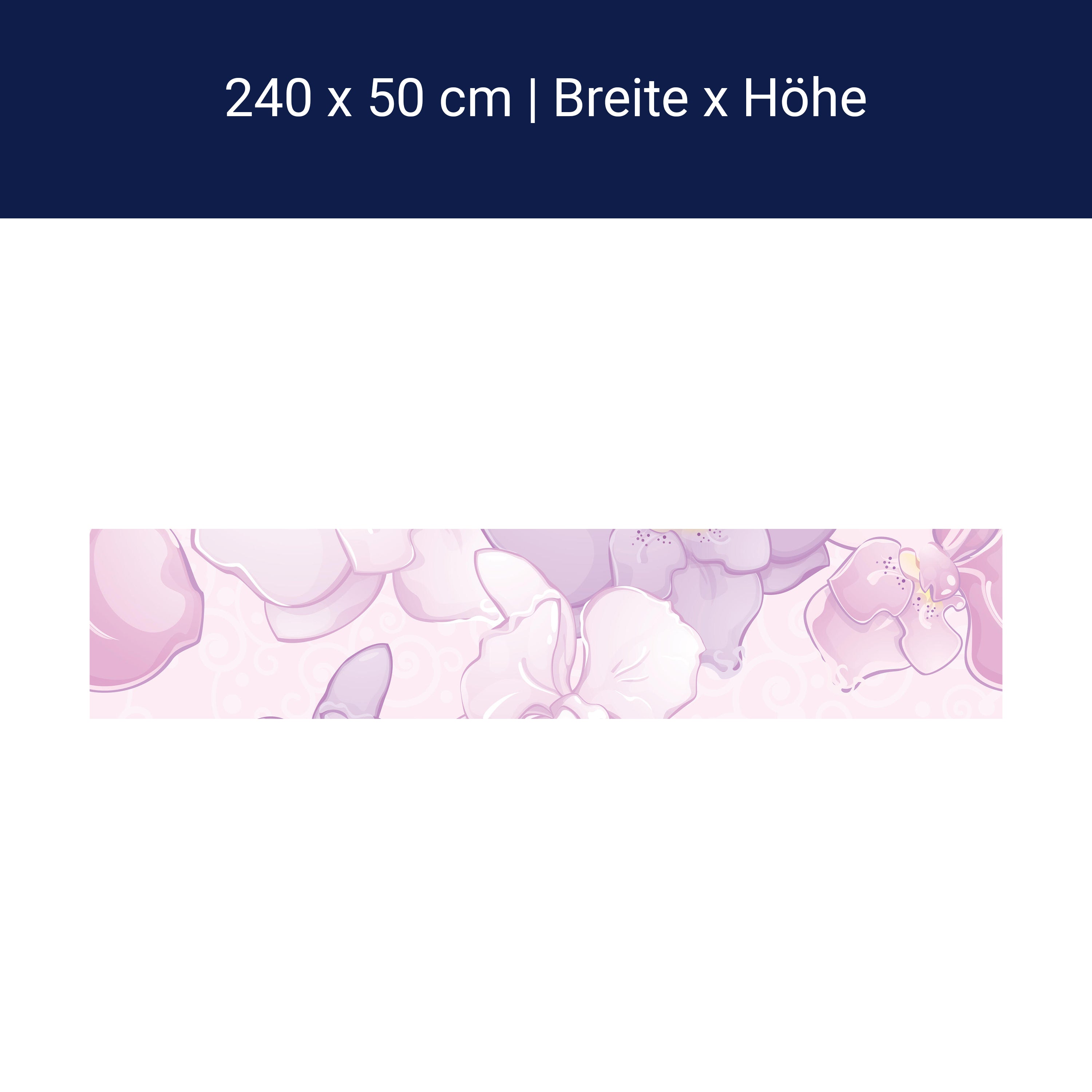 Küchenrückwand Elegantes Blumenmotiv M0998 Küchenrückwand Elegantes Blumenmotiv M0998