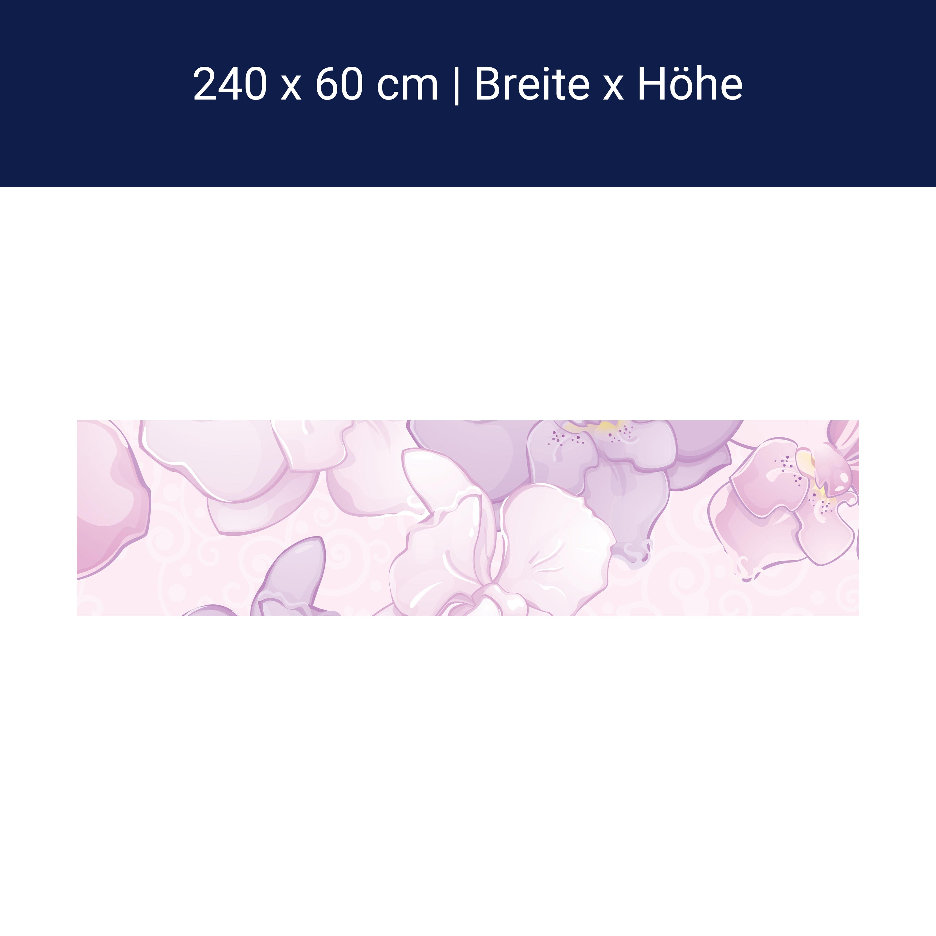 Küchenrückwand Elegantes Blumenmotiv M0998 Küchenrückwand Elegantes Blumenmotiv M0998