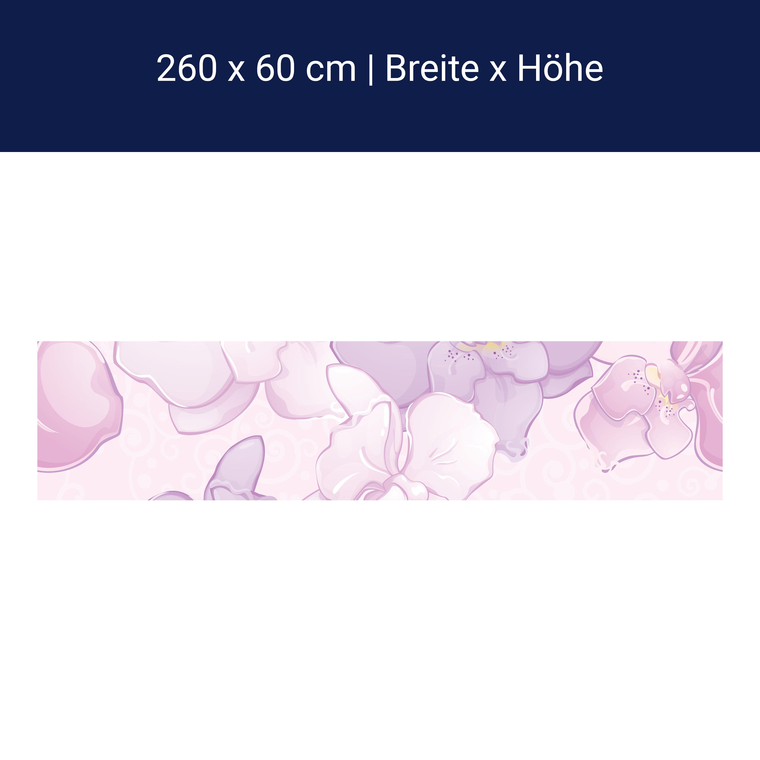 Küchenrückwand Elegantes Blumenmotiv M0998 Küchenrückwand Elegantes Blumenmotiv M0998