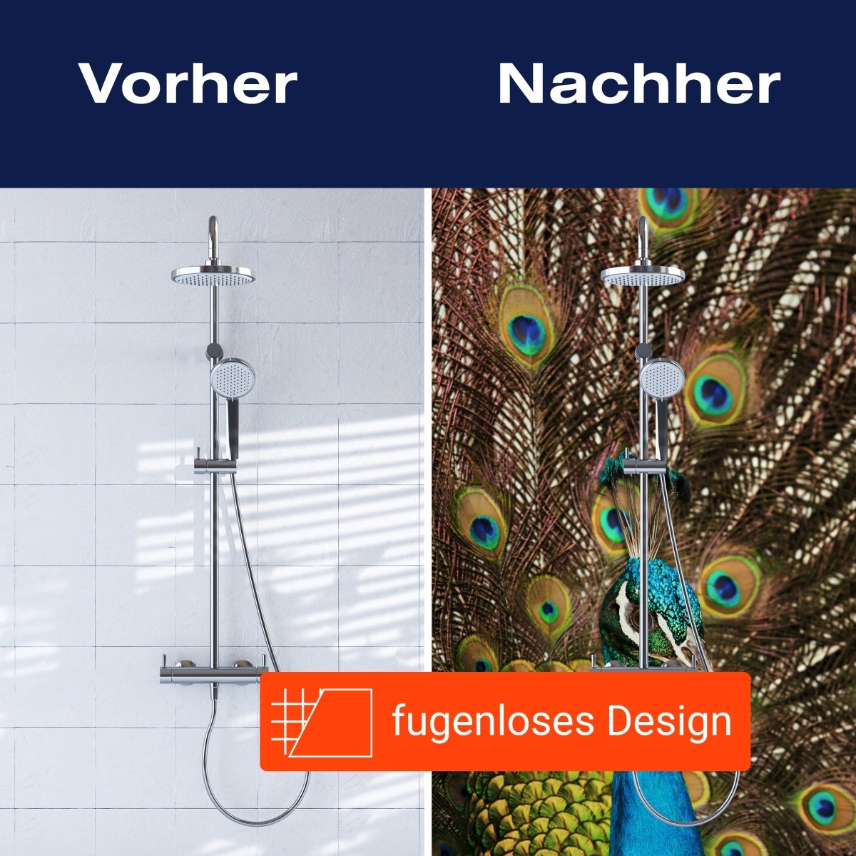 Duschwand schöner Pfau M1005 entdecken - Bild 9 Duschwand schöner Pfau M1005 entdecken - Bild 9