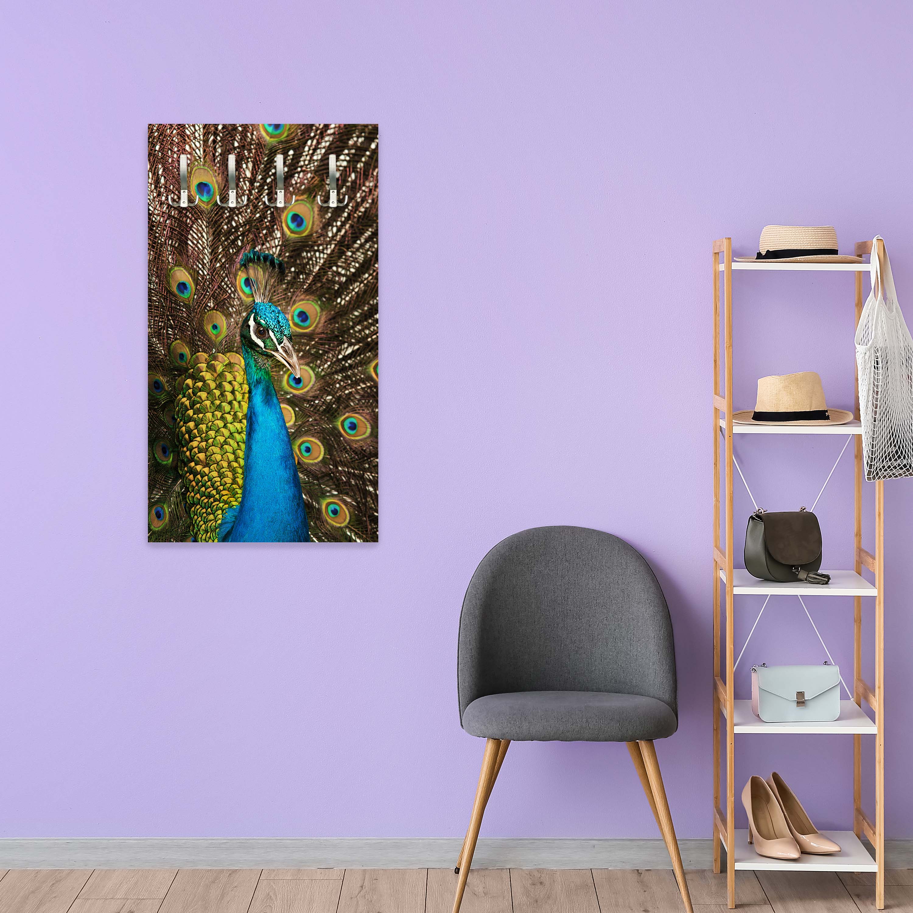 Garderobe schöner Pfau M1005 entdecken - Bild 6 Garderobe schöner Pfau M1005 entdecken - Bild 6