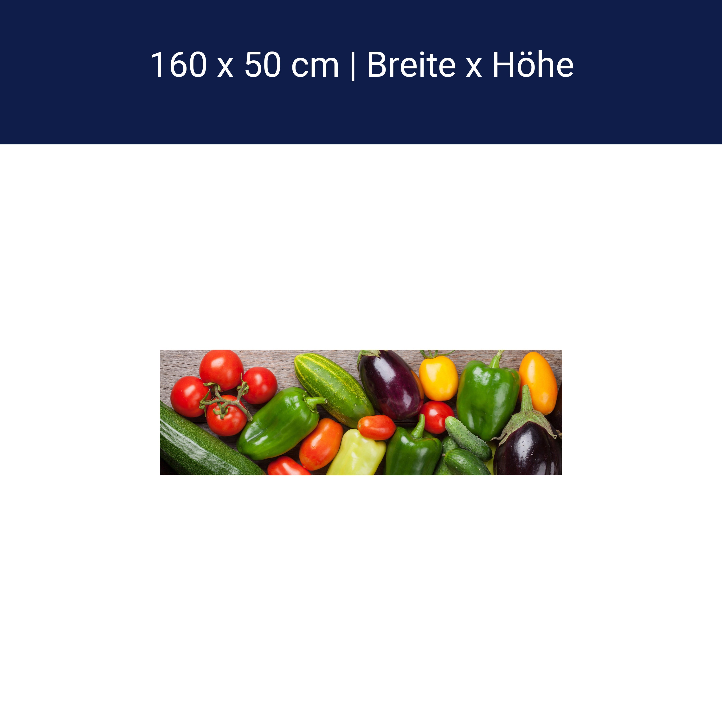 Küchenrückwand Frisches Gartengemüse M1011 Küchenrückwand Frisches Gartengemüse M1011