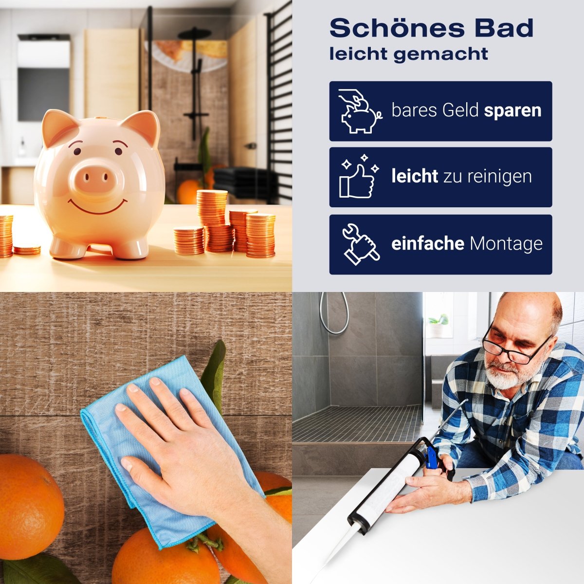 Duschwand Frische Clementinen und Kuchen M1018 entdecken - Bild 7 Duschwand Frische Clementinen und Kuchen M1018 entdecken - Bild 7