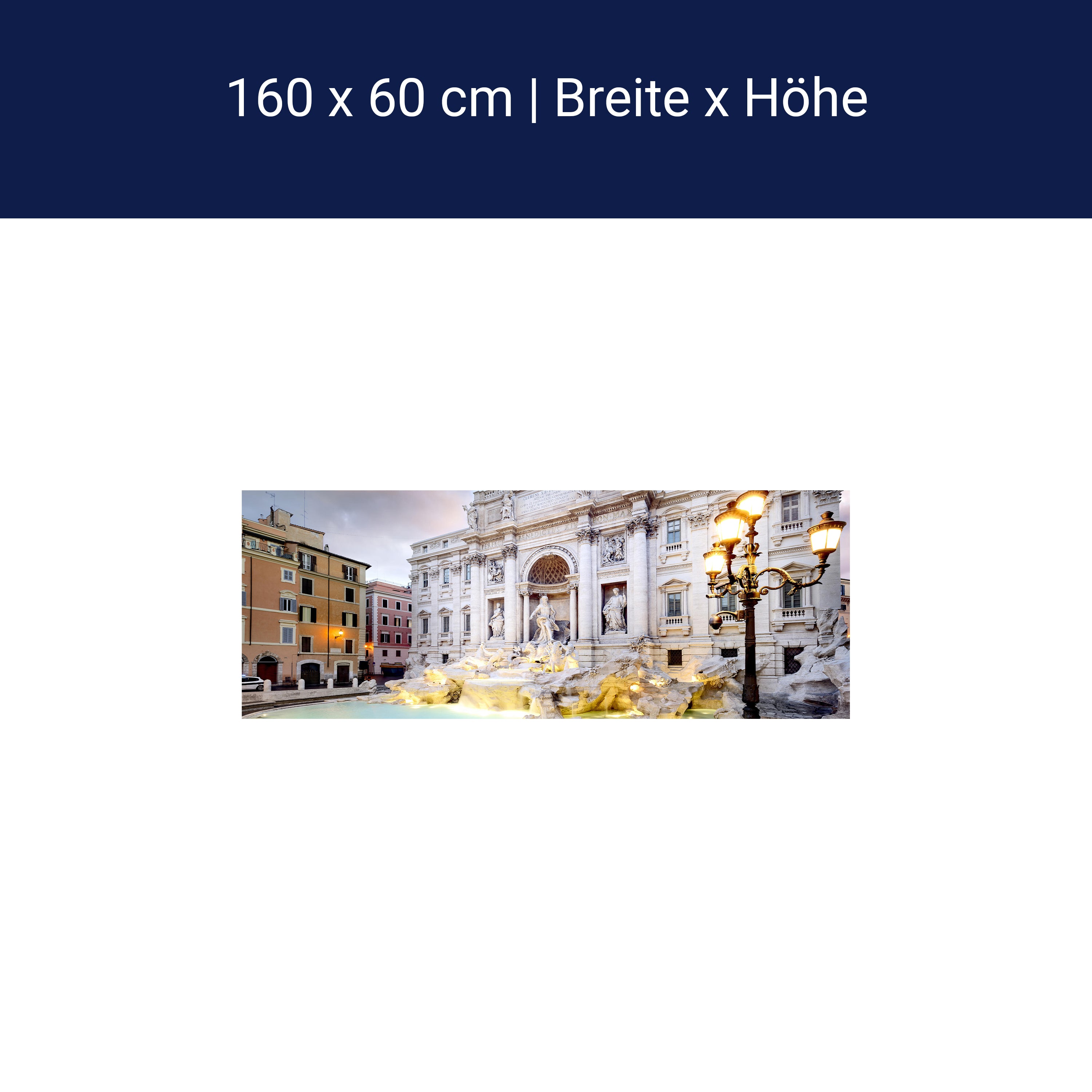 Küchenrückwand Trevi-Brunnen, Rom M1024 Küchenrückwand Trevi-Brunnen, Rom M1024