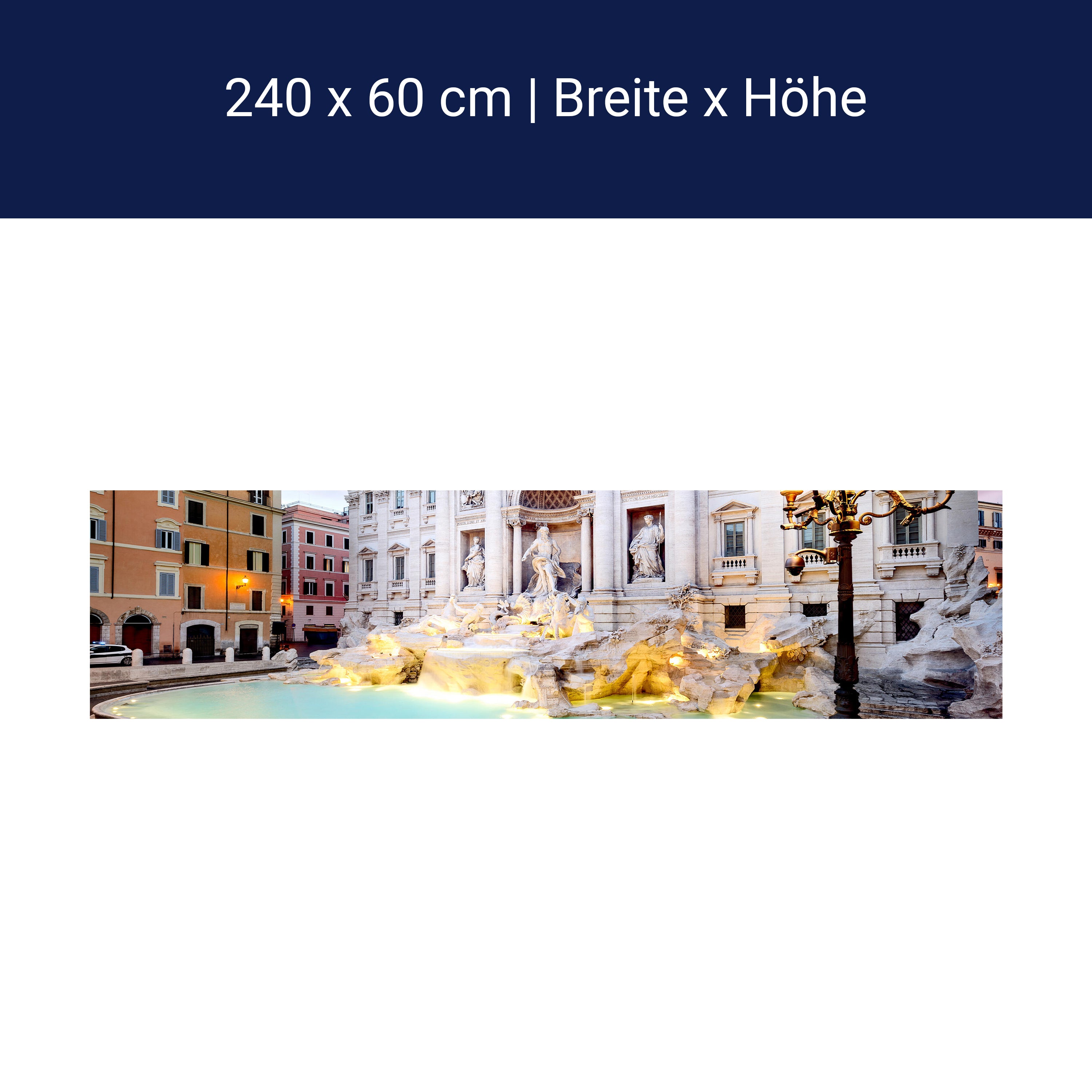 Küchenrückwand Trevi-Brunnen, Rom M1024 Küchenrückwand Trevi-Brunnen, Rom M1024