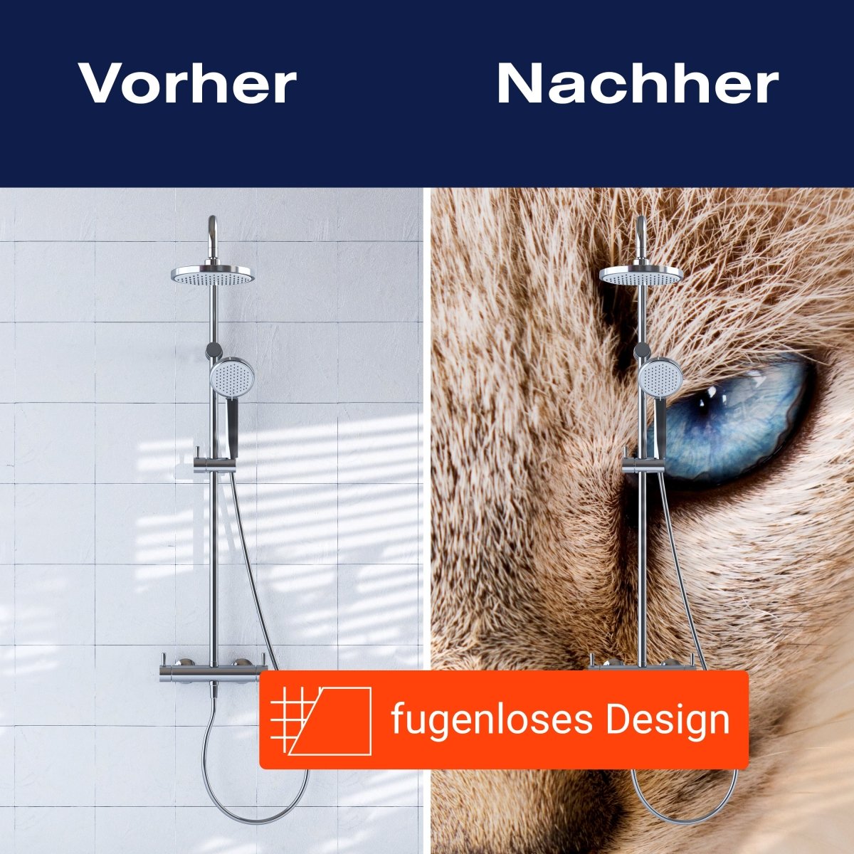 Duschwand Nettes weißes Katzenporträt M1028 entdecken - Bild 9 Duschwand Nettes weißes Katzenporträt M1028 entdecken - Bild 9