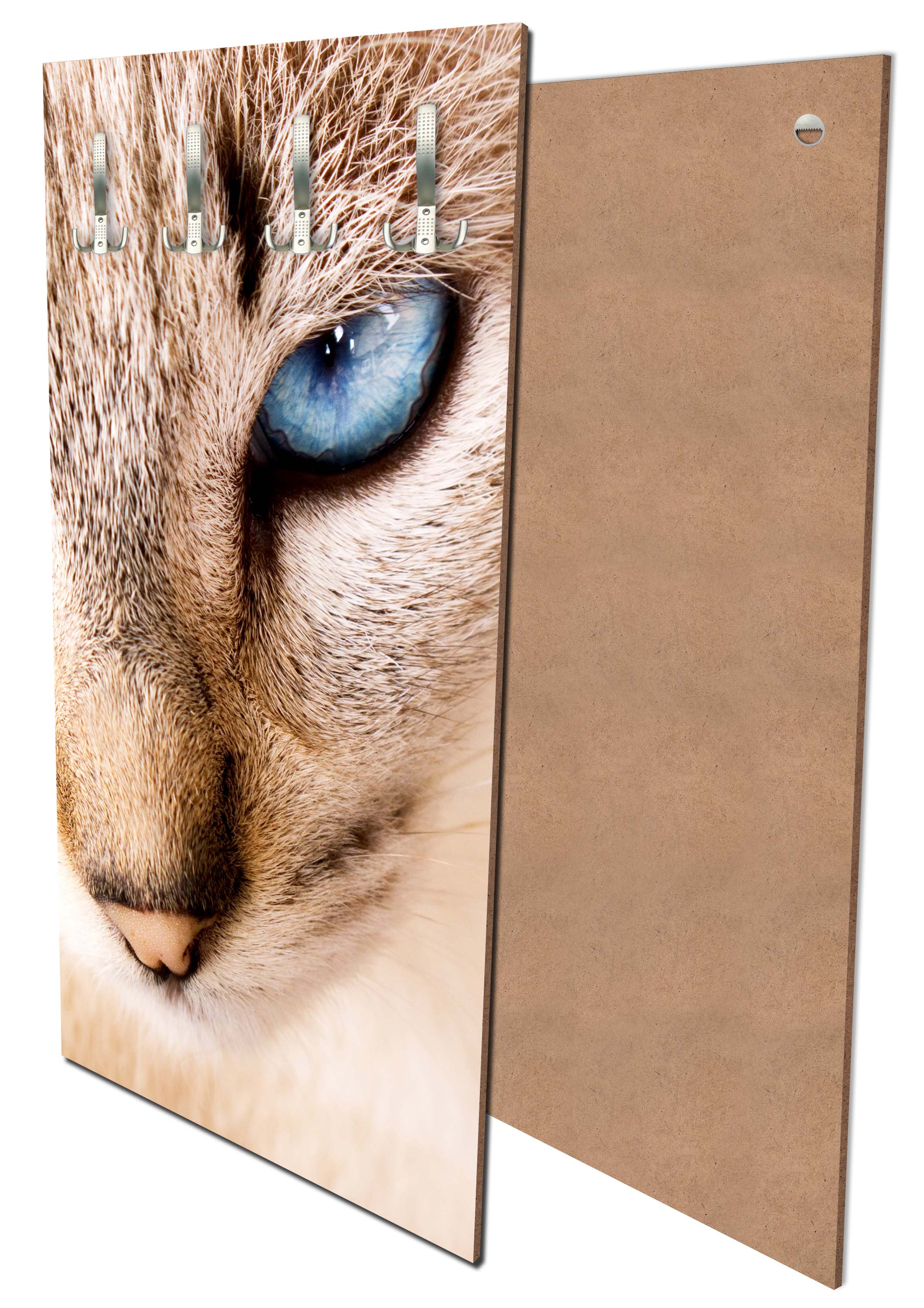 Garderobe Nettes weißes Katzenporträt M1028 entdecken - Bild 1 Garderobe Nettes weißes Katzenporträt M1028 entdecken - Bild 1