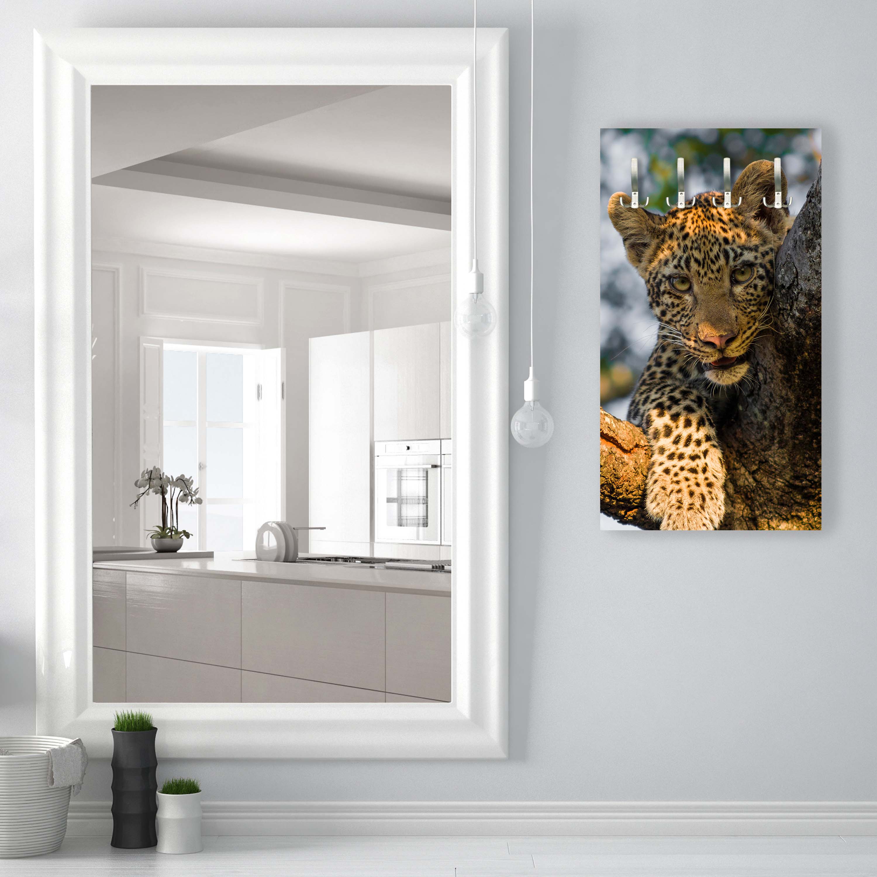 Garderobe Leopard in Südafrika M1032 entdecken - Bild 2 Garderobe Leopard in Südafrika M1032 entdecken - Bild 2