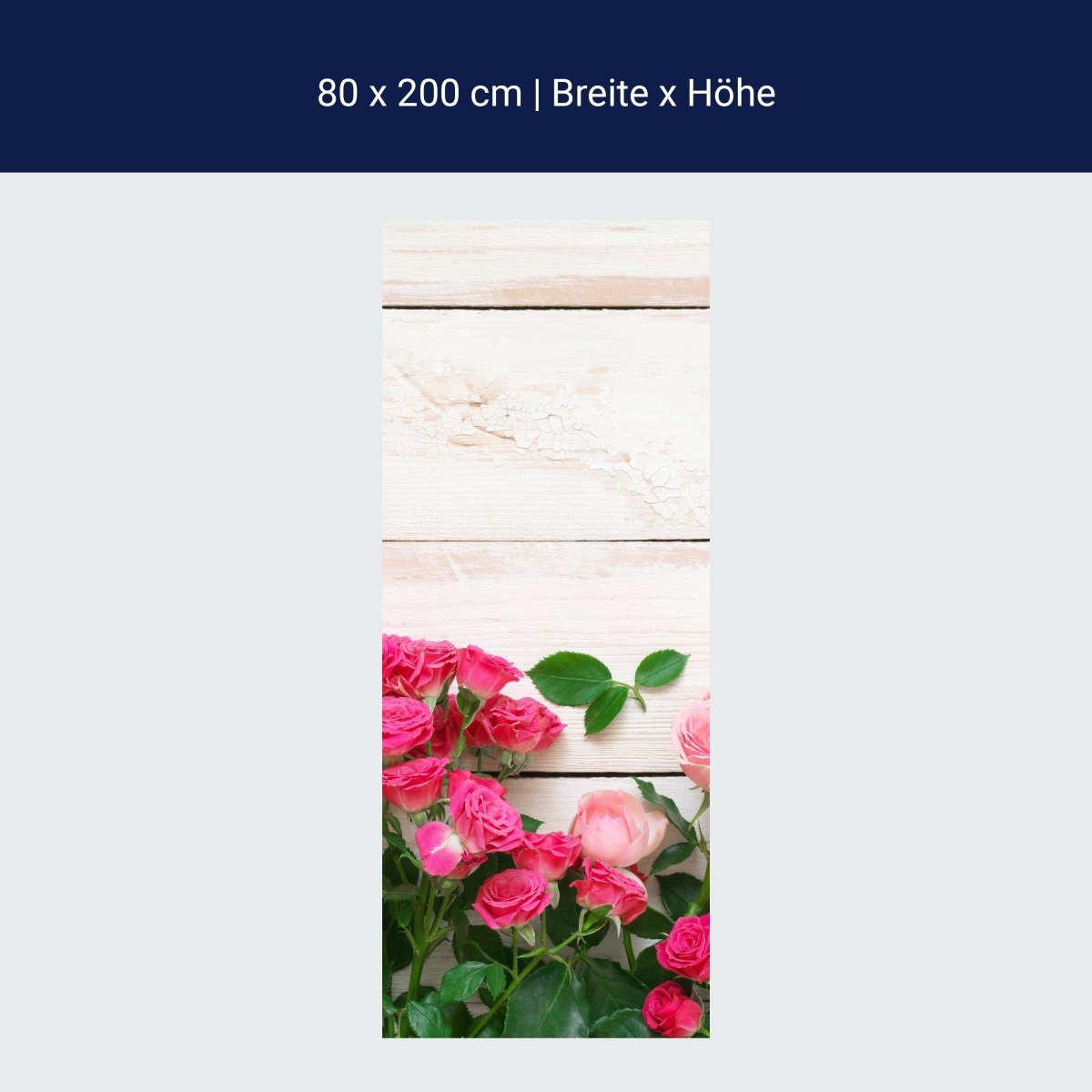 Duschwand Rosa und karminrote Rosen M1034 Duschwand Rosa und karminrote Rosen M1034