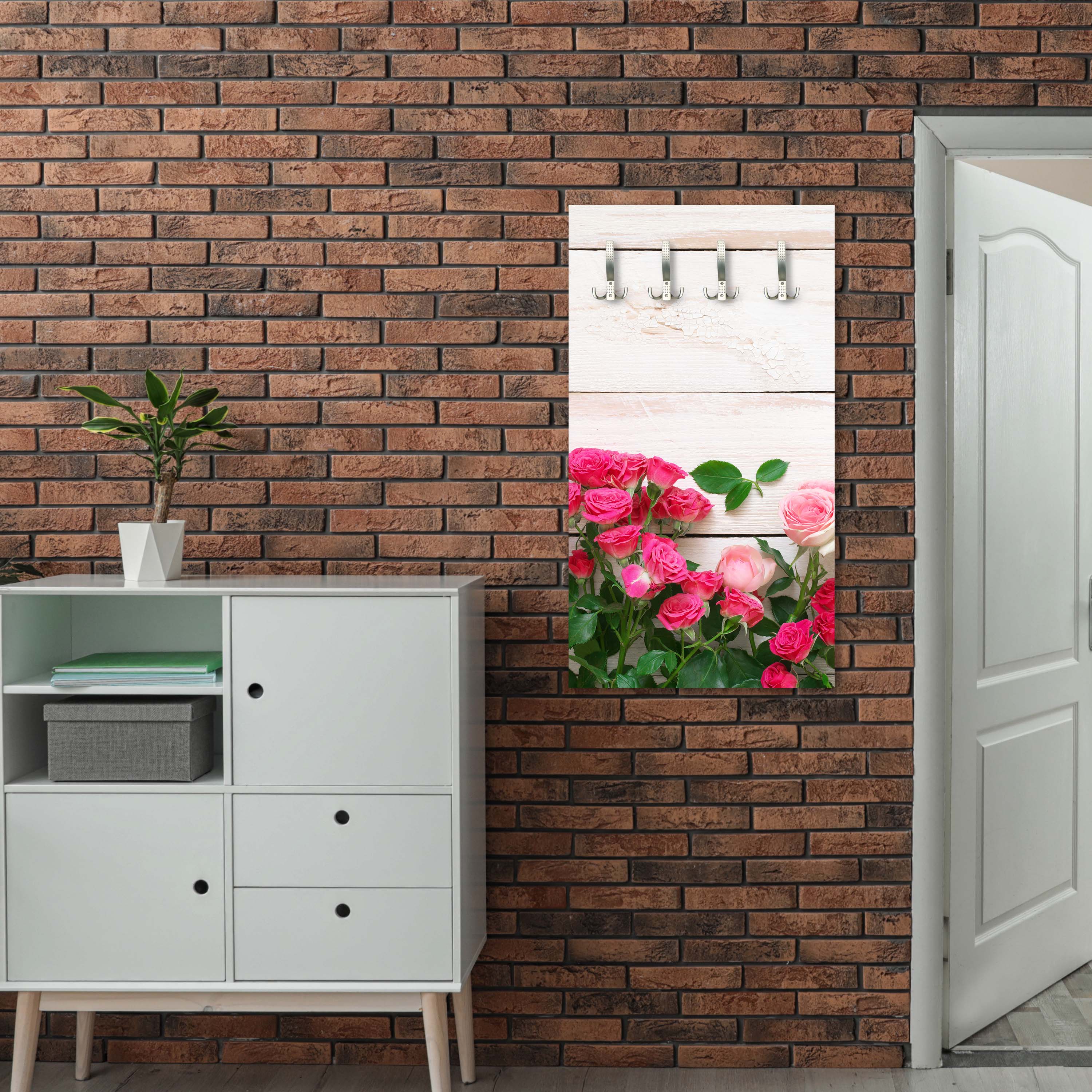 Garderobe Rosa und karminrote Rosen M1034 entdecken - Bild 6 Garderobe Rosa und karminrote Rosen M1034 entdecken - Bild 6