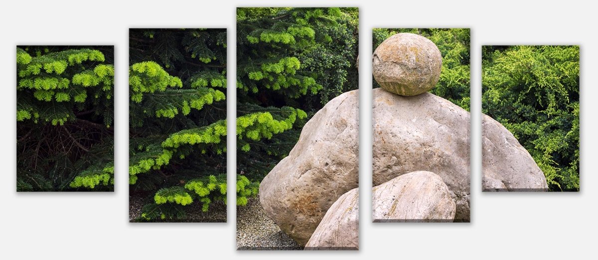 Leinwandbild Mehrteiler Japanischer Zen-Steingarten M1036 entdecken - Bild 1 Leinwandbild Mehrteiler Japanischer Zen-Steingarten M1036 entdecken - Bild 1