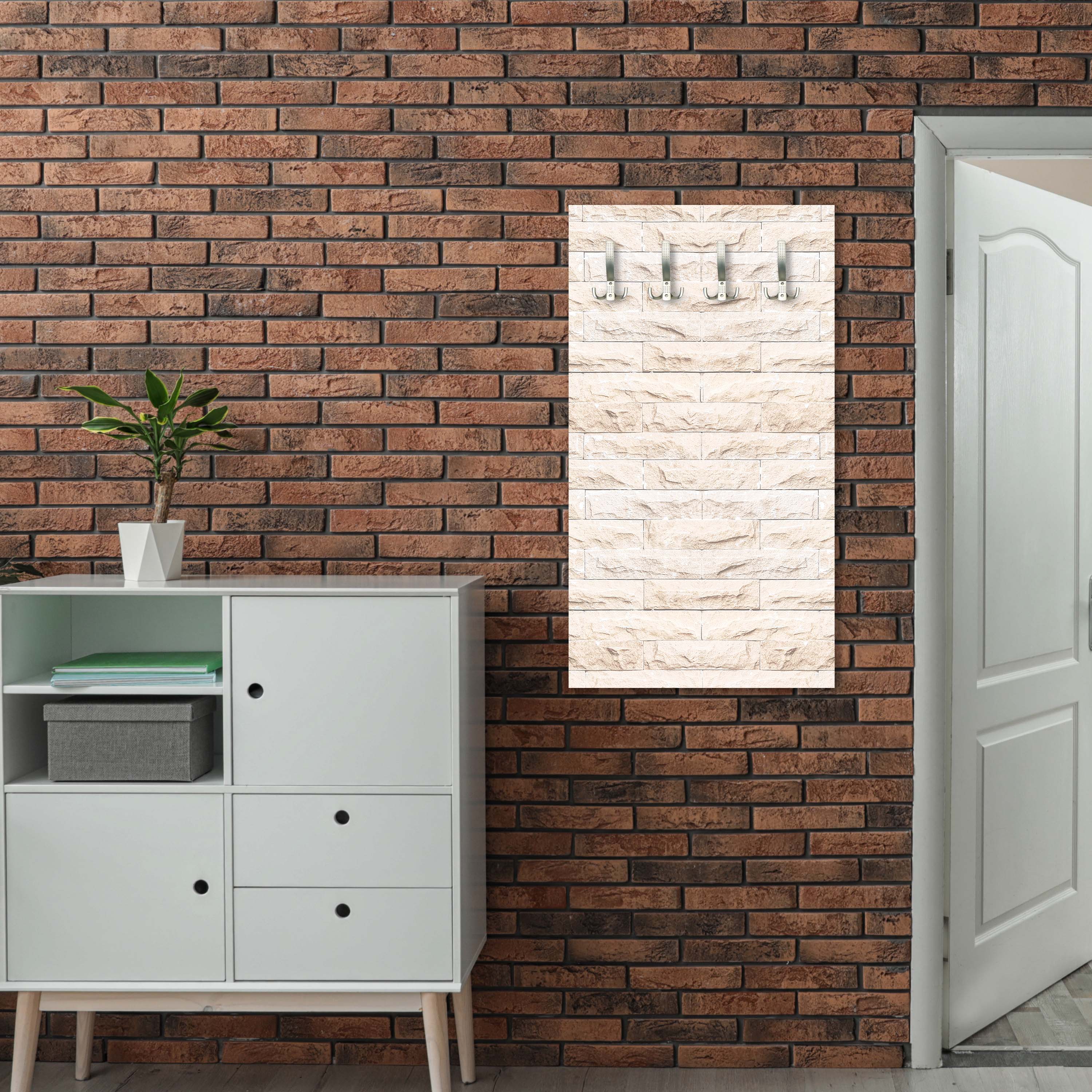 Garderobe Graue Farbe Steinmauer M1037 entdecken - Bild 5 Garderobe Graue Farbe Steinmauer M1037 entdecken - Bild 5