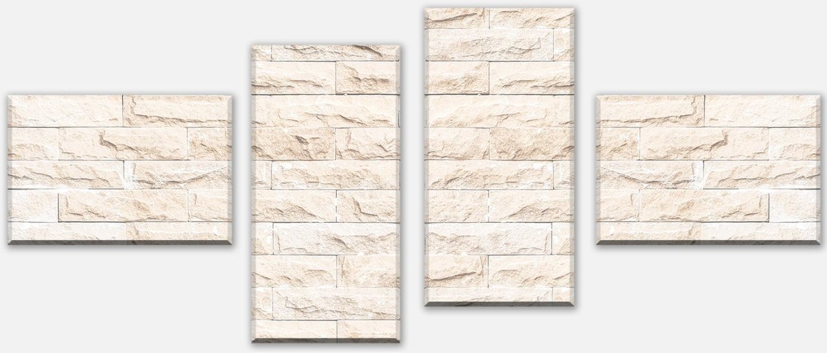 Leinwandbild Mehrteiler Graue Farbe Steinmauer M1037 Leinwandbild Mehrteiler Graue Farbe Steinmauer M1037