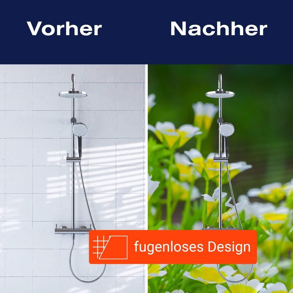 Duschwand Blumen, Sommergarten M1039 entdecken - Bild 9 Duschwand Blumen, Sommergarten M1039 entdecken - Bild 9