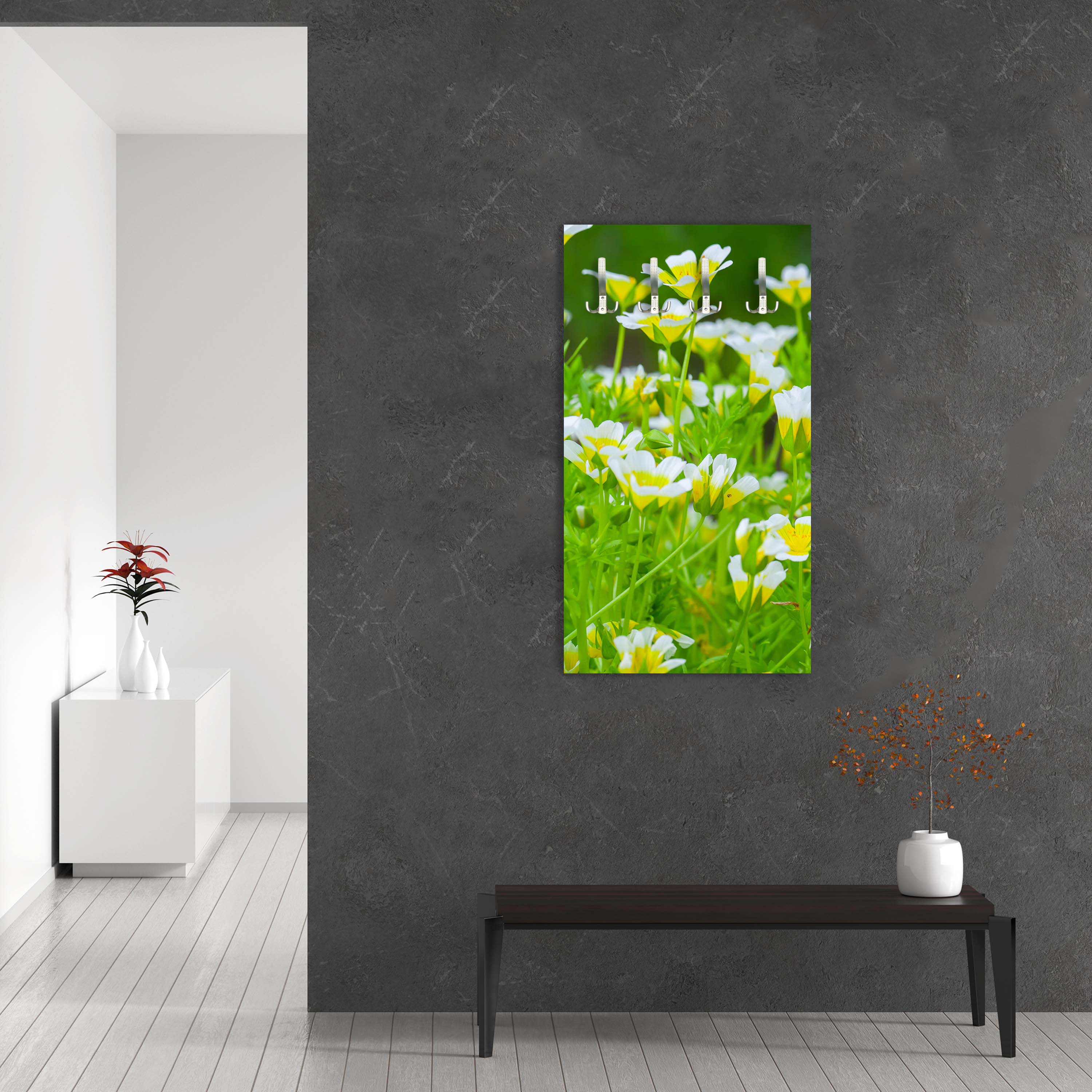 Garderobe Blumen, die im Sommergarten wachsen M1039 entdecken - Bild 2 Garderobe Blumen, die im Sommergarten wachsen M1039 entdecken - Bild 2