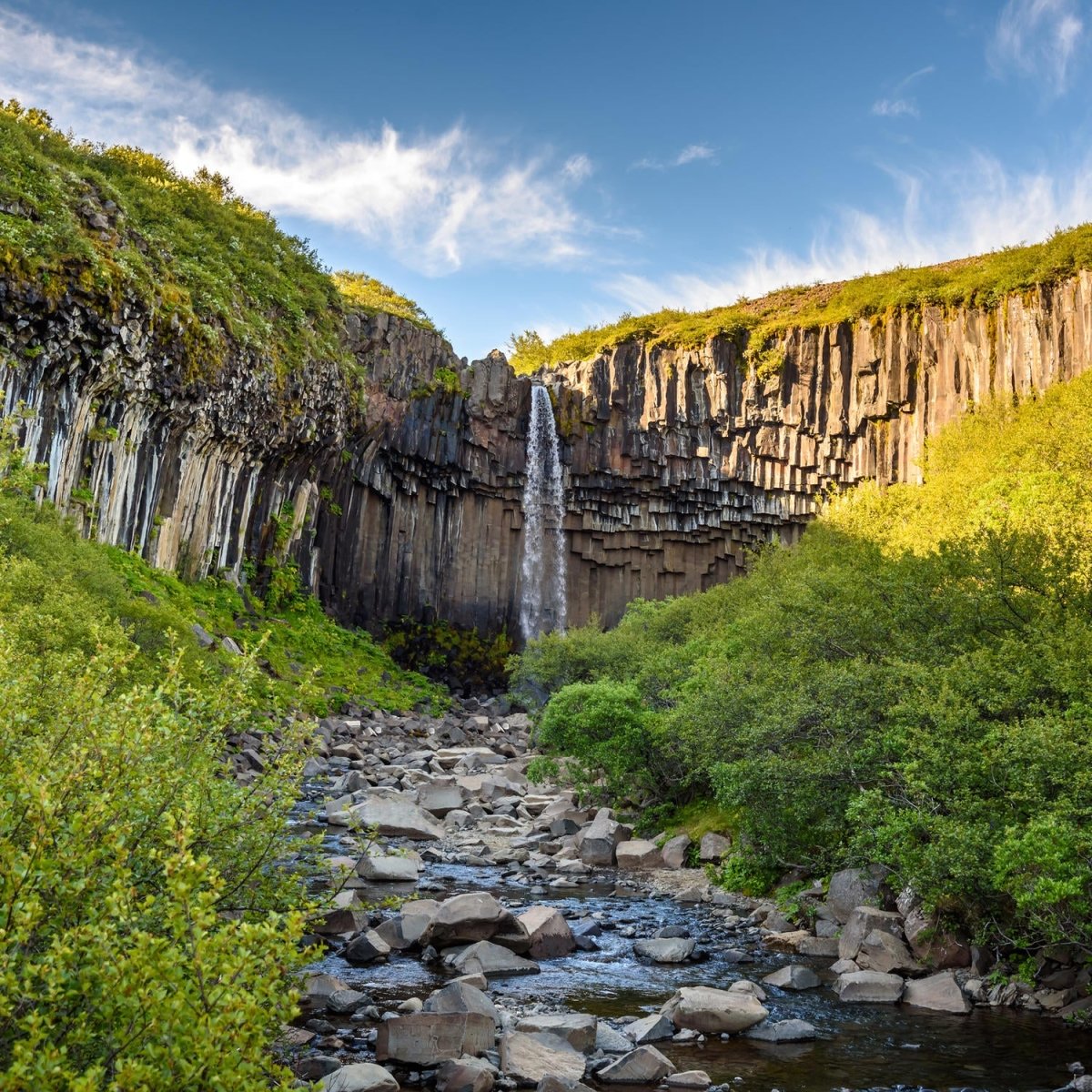Beistelltisch Basaltsäulenwasserfall Svartifoss, Island M1041 entdecken - Bild 2 Beistelltisch Basaltsäulenwasserfall Svartifoss, Island M1041 entdecken - Bild 2