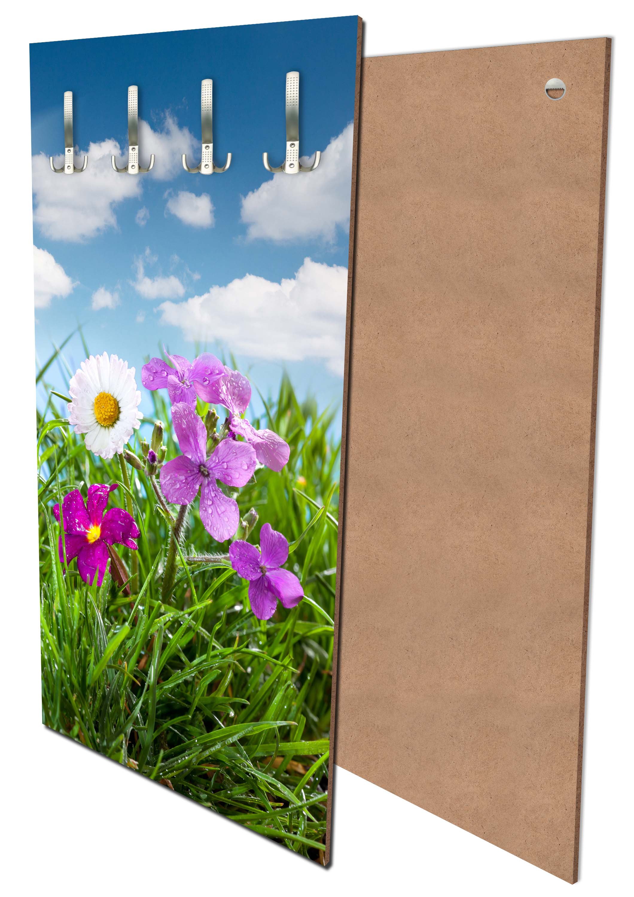 Garderobe Blühende Wiese unter blauem Himmel M1044 entdecken - Bild 1 Garderobe Blühende Wiese unter blauem Himmel M1044 entdecken - Bild 1