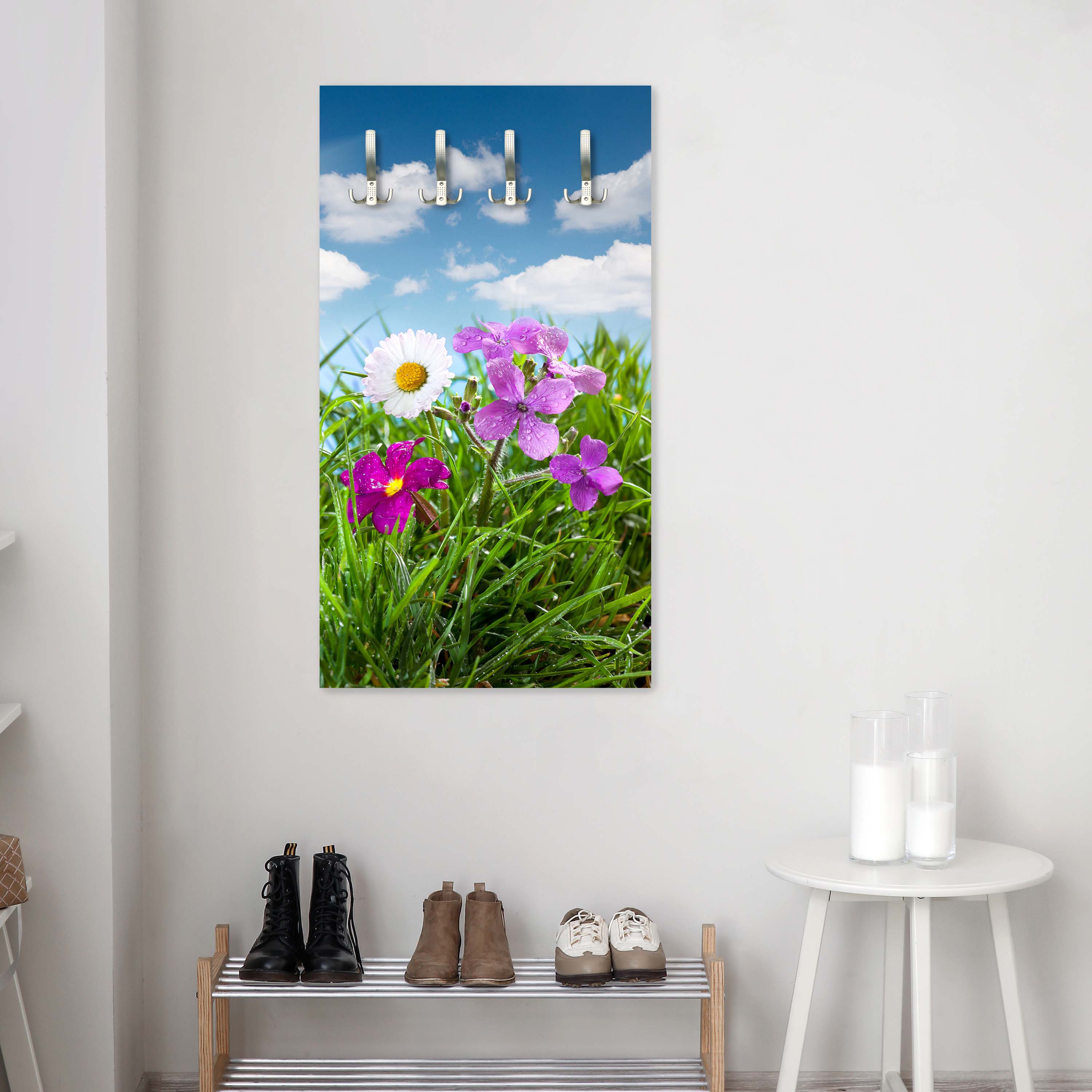 Garderobe Blühende Wiese unter blauem Himmel M1044 entdecken - Bild 3 Garderobe Blühende Wiese unter blauem Himmel M1044 entdecken - Bild 3