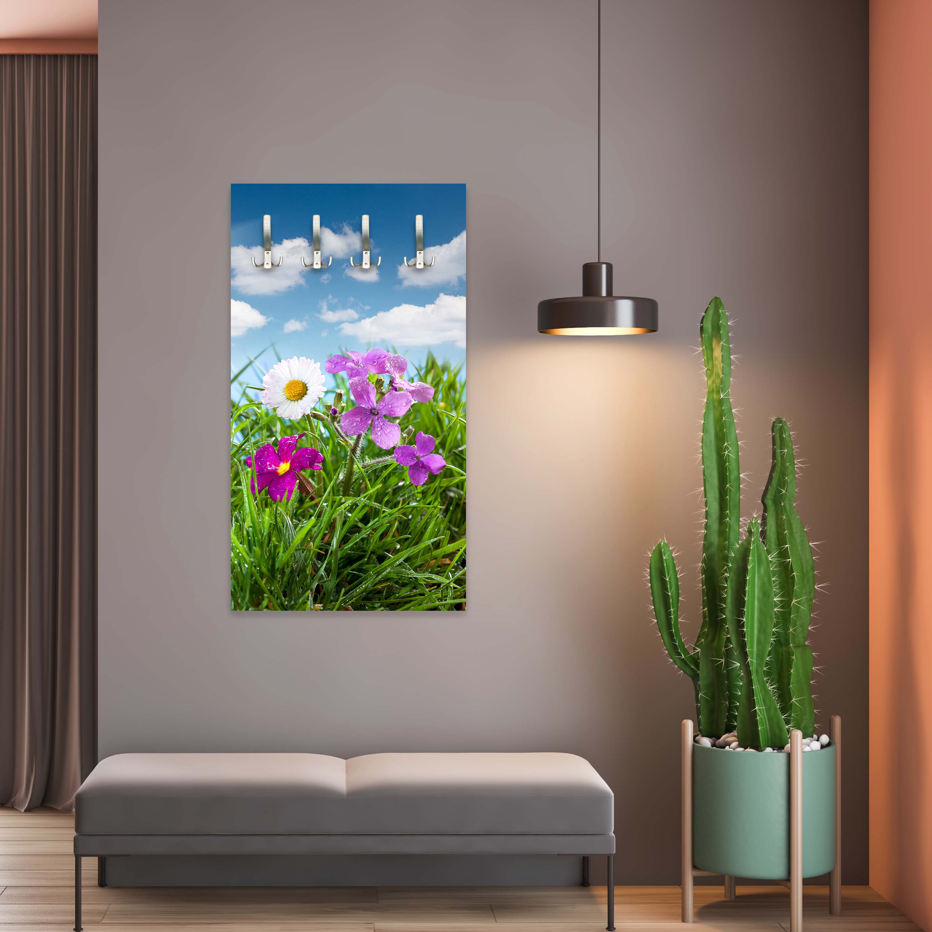 Garderobe Blühende Wiese unter blauem Himmel M1044 entdecken - Bild 5 Garderobe Blühende Wiese unter blauem Himmel M1044 entdecken - Bild 5