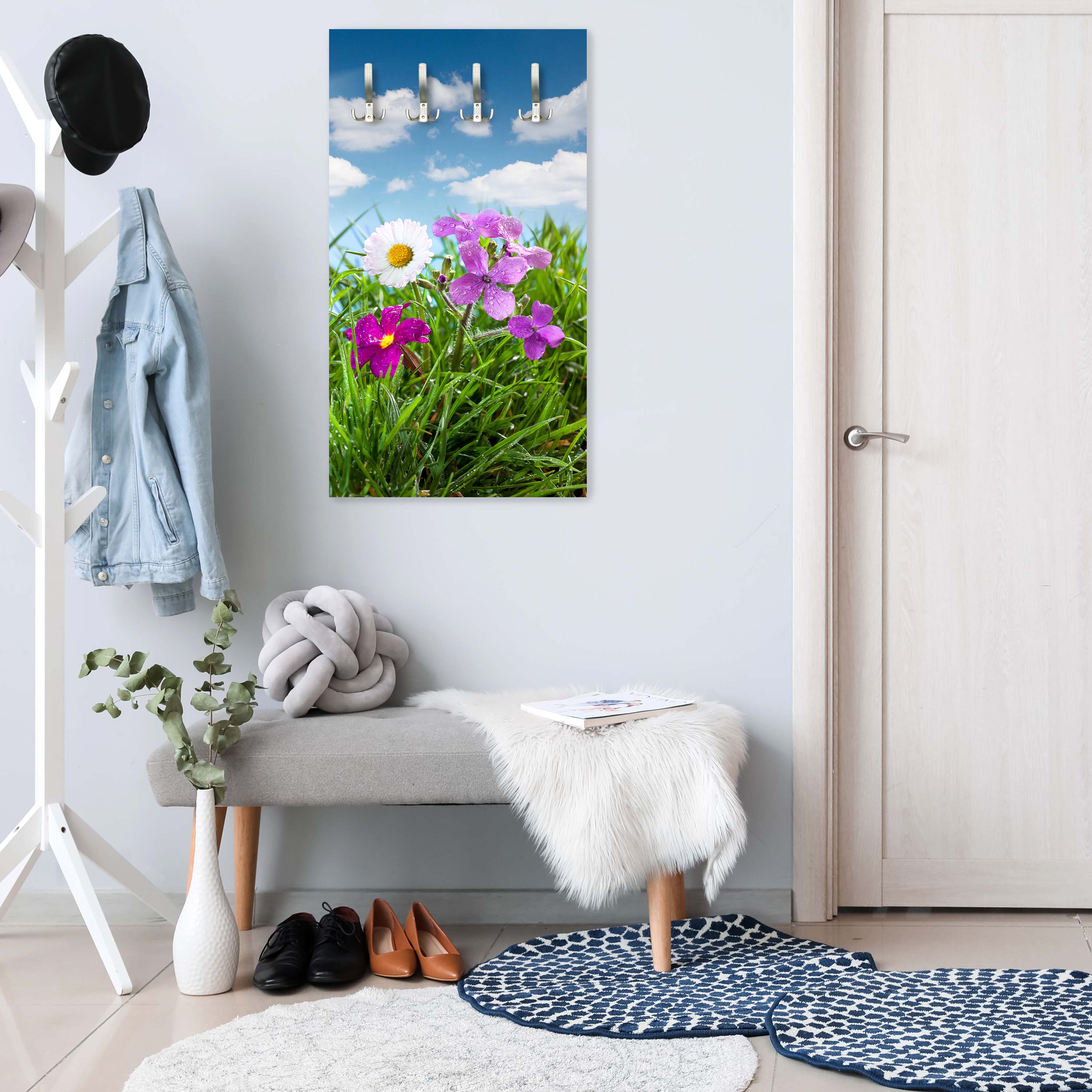 Garderobe Blühende Wiese unter blauem Himmel M1044 entdecken - Bild 6 Garderobe Blühende Wiese unter blauem Himmel M1044 entdecken - Bild 6