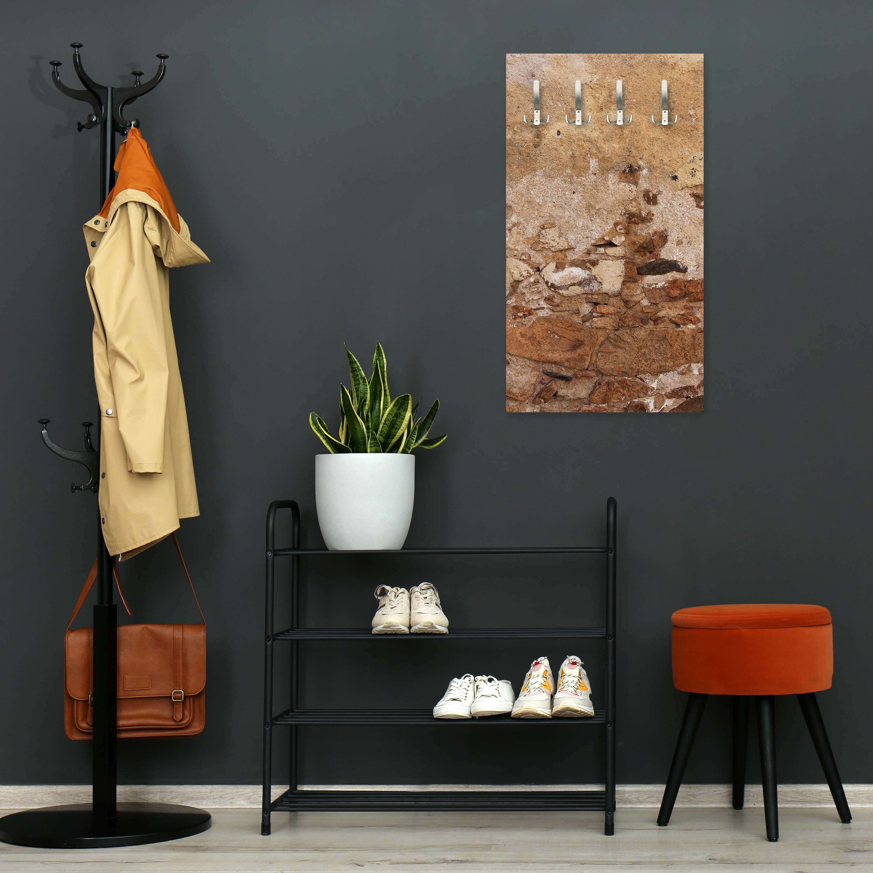 Garderobe Alte Mauer, gebaut aus Stein und Stuck M1051 entdecken - Bild 3 Garderobe Alte Mauer, gebaut aus Stein und Stuck M1051 entdecken - Bild 3