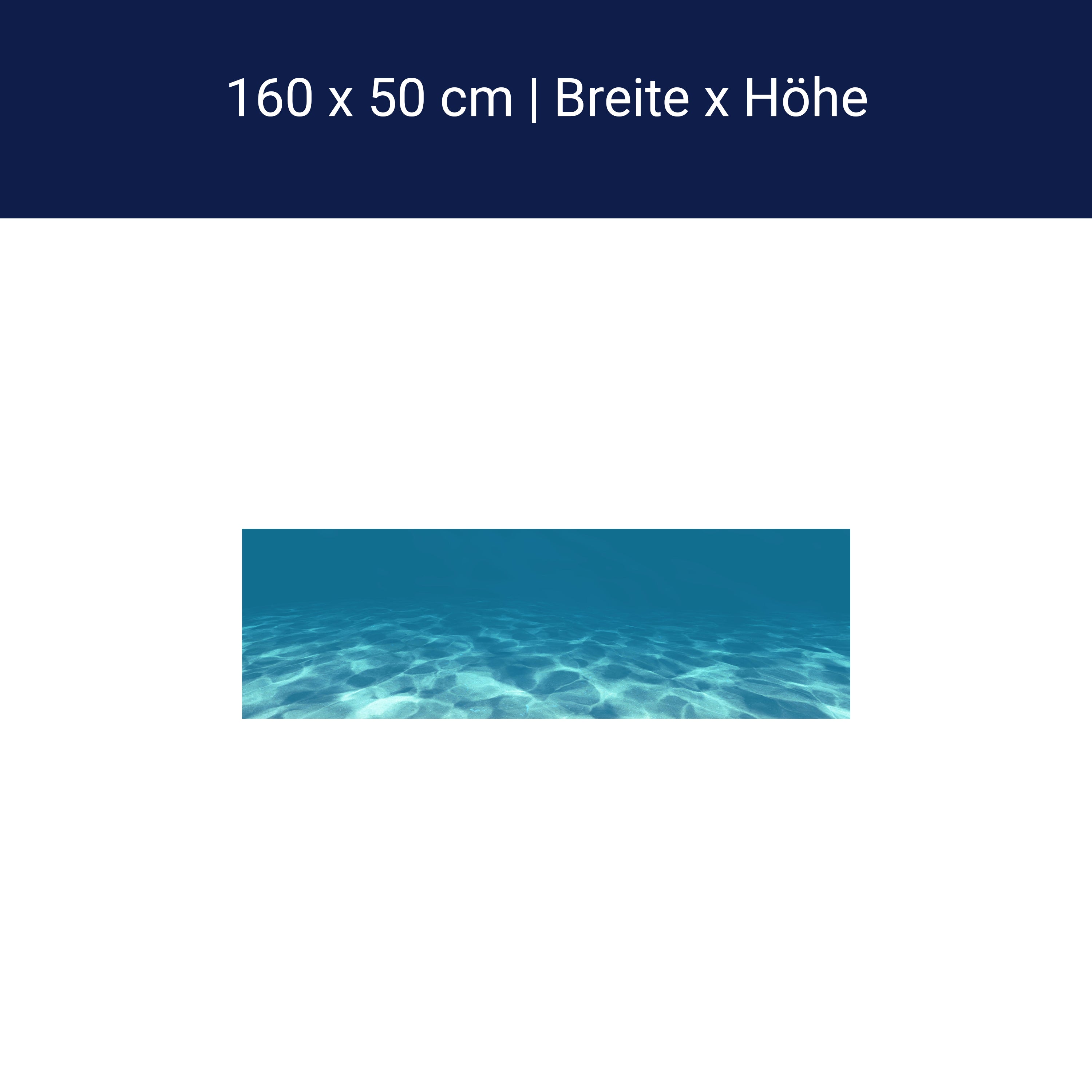 Küchenrückwand Hellblau unter Wasser M1053 Küchenrückwand Hellblau unter Wasser M1053