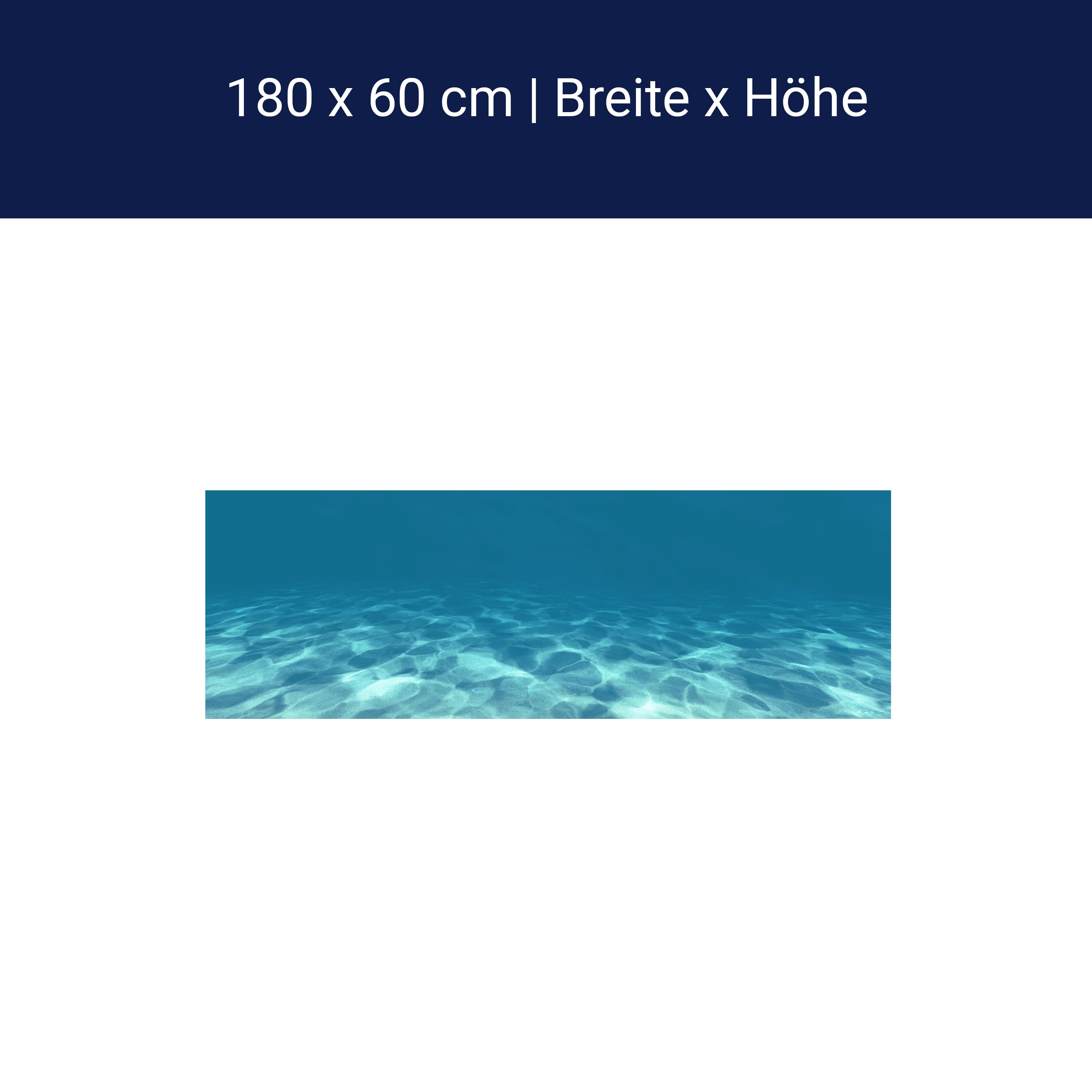 Küchenrückwand Hellblau unter Wasser M1053 Küchenrückwand Hellblau unter Wasser M1053