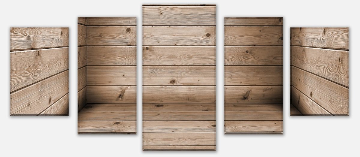Leinwandbild Mehrteiler Zimmer aus Holzbohlen M1055 entdecken - Bild 1 Leinwandbild Mehrteiler Zimmer aus Holzbohlen M1055 entdecken - Bild 1