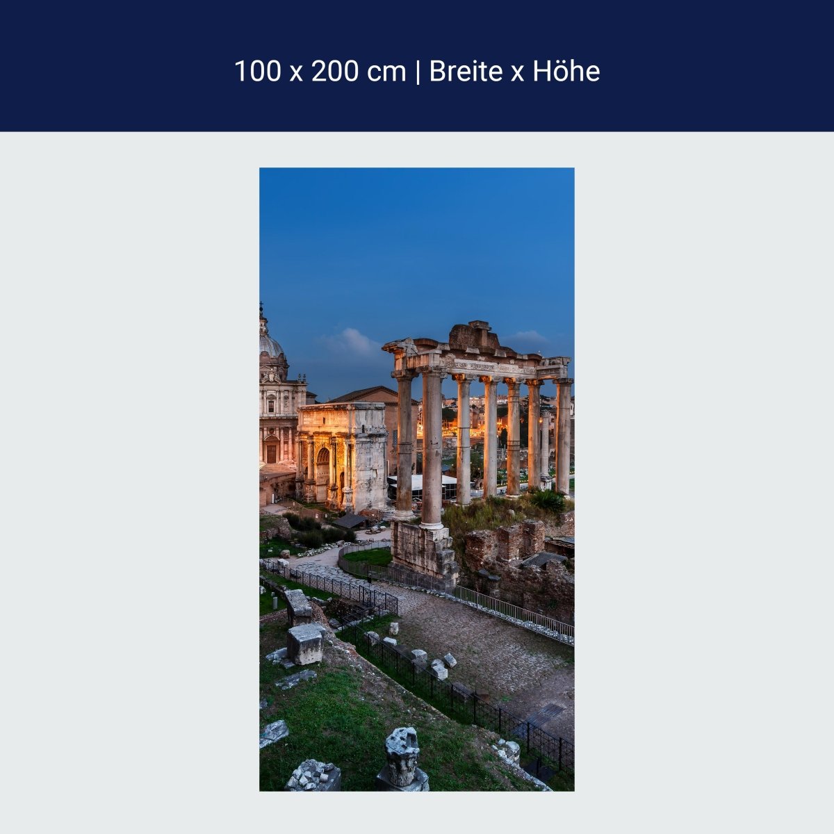 Duschwand Panorama des römischen Forums M1056 Duschwand Panorama des römischen Forums M1056