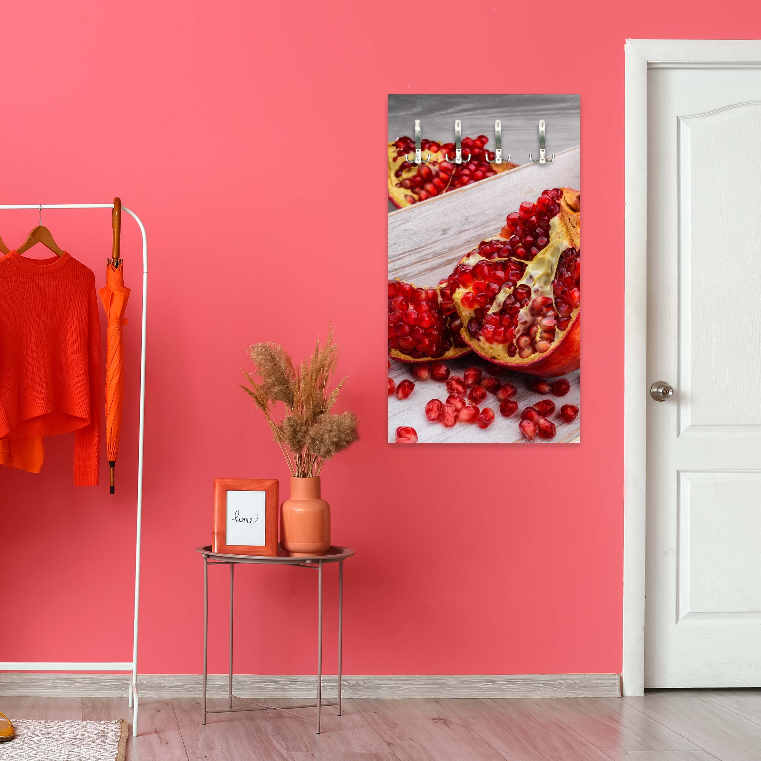 Garderobe Rote Granatapfelfrüchte M1063 entdecken - Bild 5 Garderobe Rote Granatapfelfrüchte M1063 entdecken - Bild 5