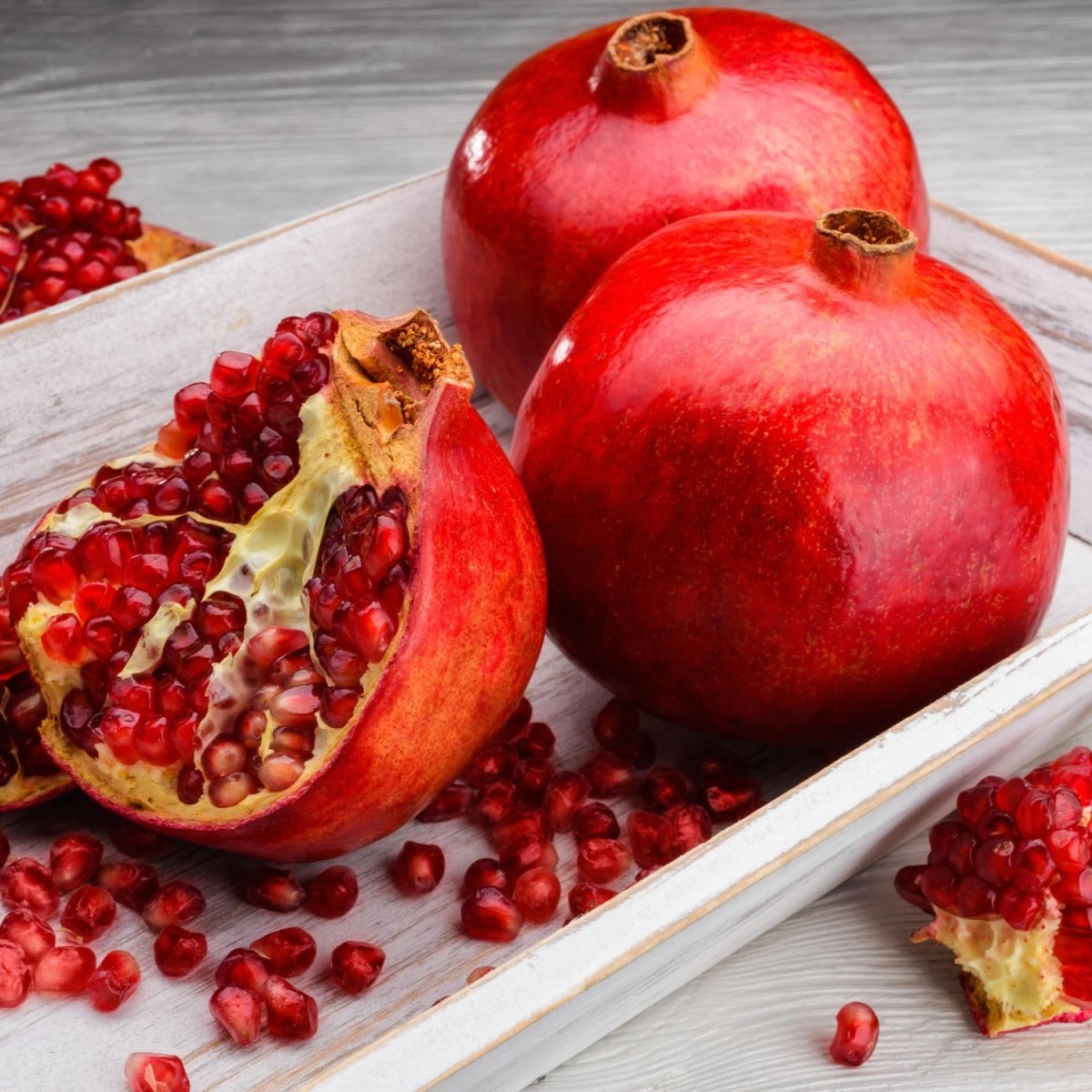 Beistelltisch Rote Granatapfelfrüchte M1063 entdecken - Bild 2 Beistelltisch Rote Granatapfelfrüchte M1063 entdecken - Bild 2