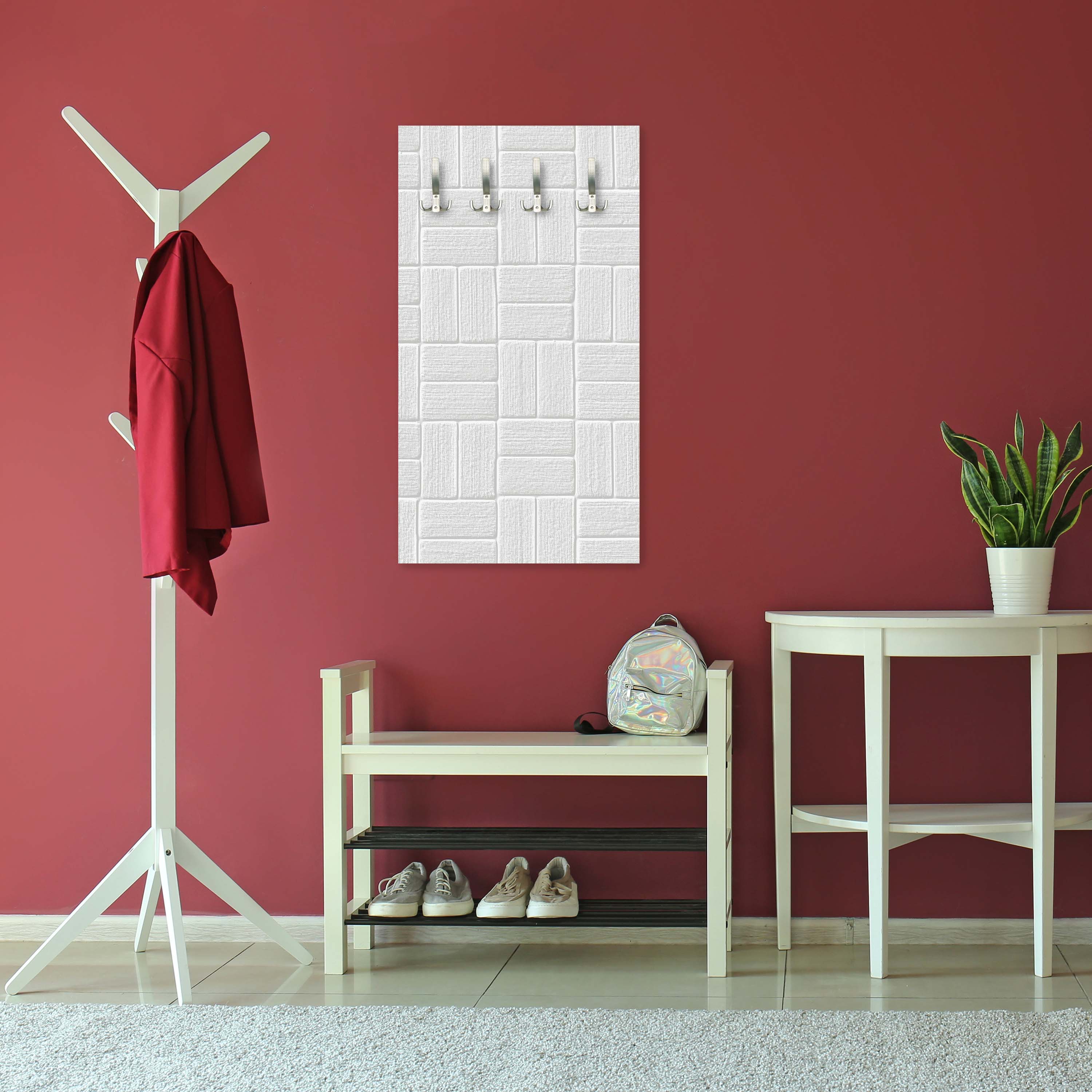 Garderobe Weißes dekoratives Muster M1065 entdecken - Bild 5 Garderobe Weißes dekoratives Muster M1065 entdecken - Bild 5