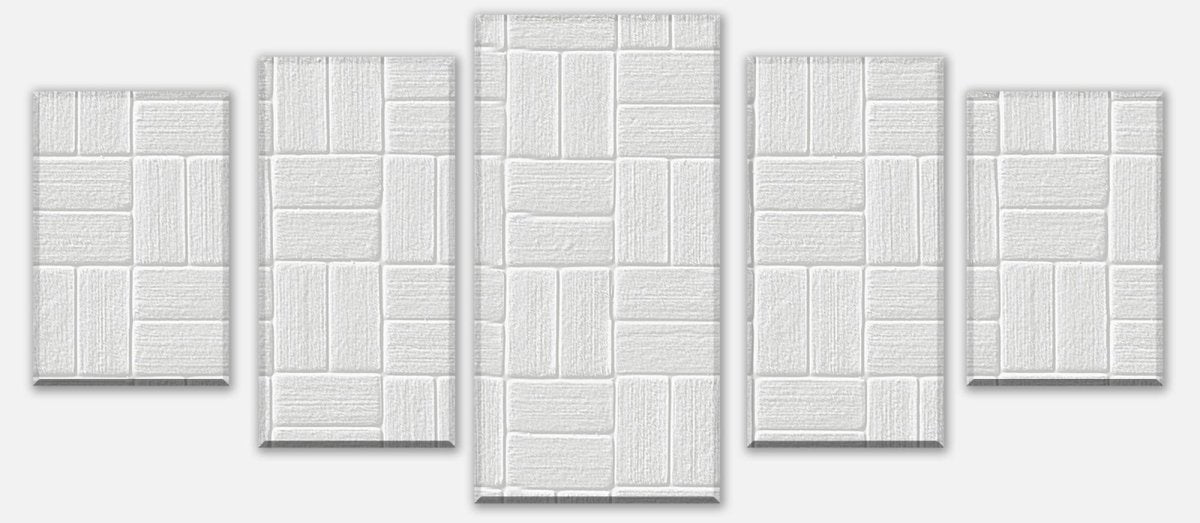 Leinwandbild Mehrteiler Weißes dekoratives Muster M1065 entdecken - Bild 1 Leinwandbild Mehrteiler Weißes dekoratives Muster M1065 entdecken - Bild 1