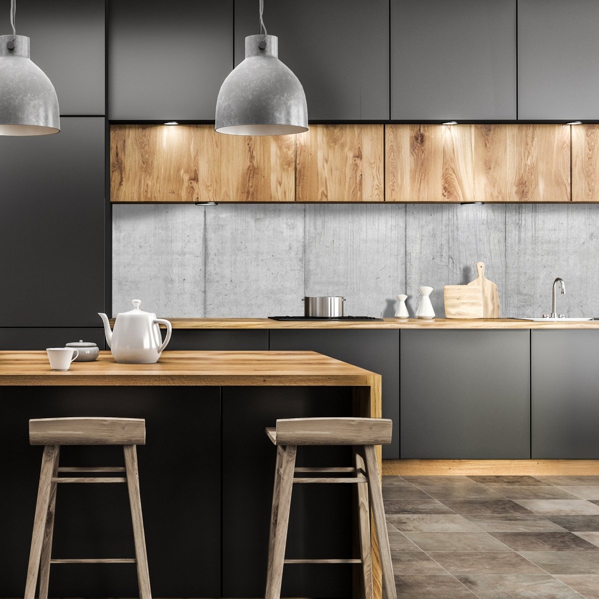 Küchenrückwand Betonwand Grau Betonteile Rohbau M1067 entdecken - Bild 1 Küchenrückwand Betonwand Grau Betonteile Rohbau M1067 entdecken - Bild 1