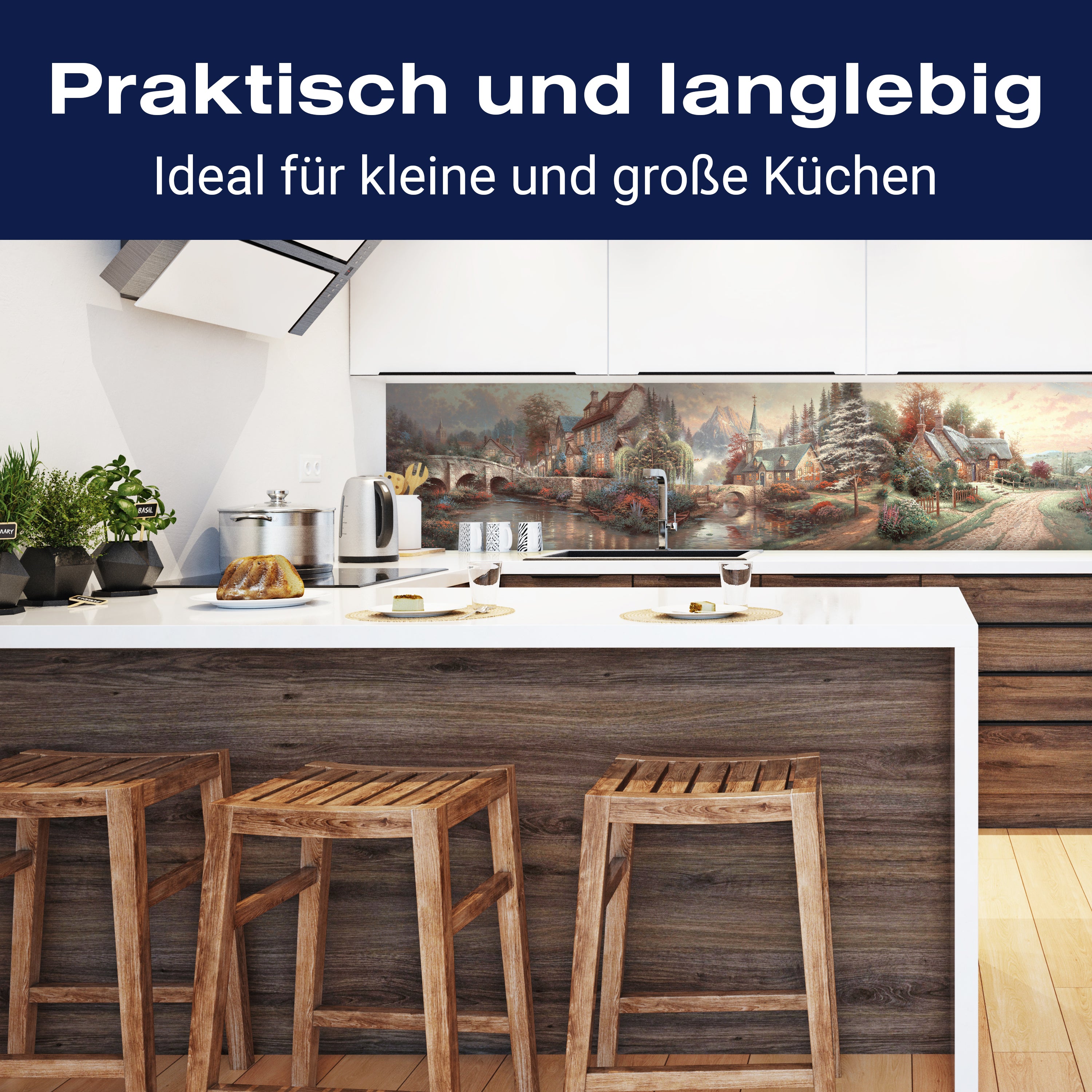 Küchenrückwand Stadt Kirche fluss Brücke Bergen wald M1076 entdecken - Bild 3 Küchenrückwand Stadt Kirche fluss Brücke Bergen wald M1076 entdecken - Bild 3