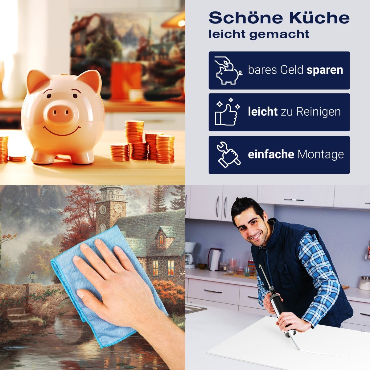 Küchenrückwand Stadt Kirche fluss Brücke Bergen wald M1076 entdecken - Bild 7 Küchenrückwand Stadt Kirche fluss Brücke Bergen wald M1076 entdecken - Bild 7