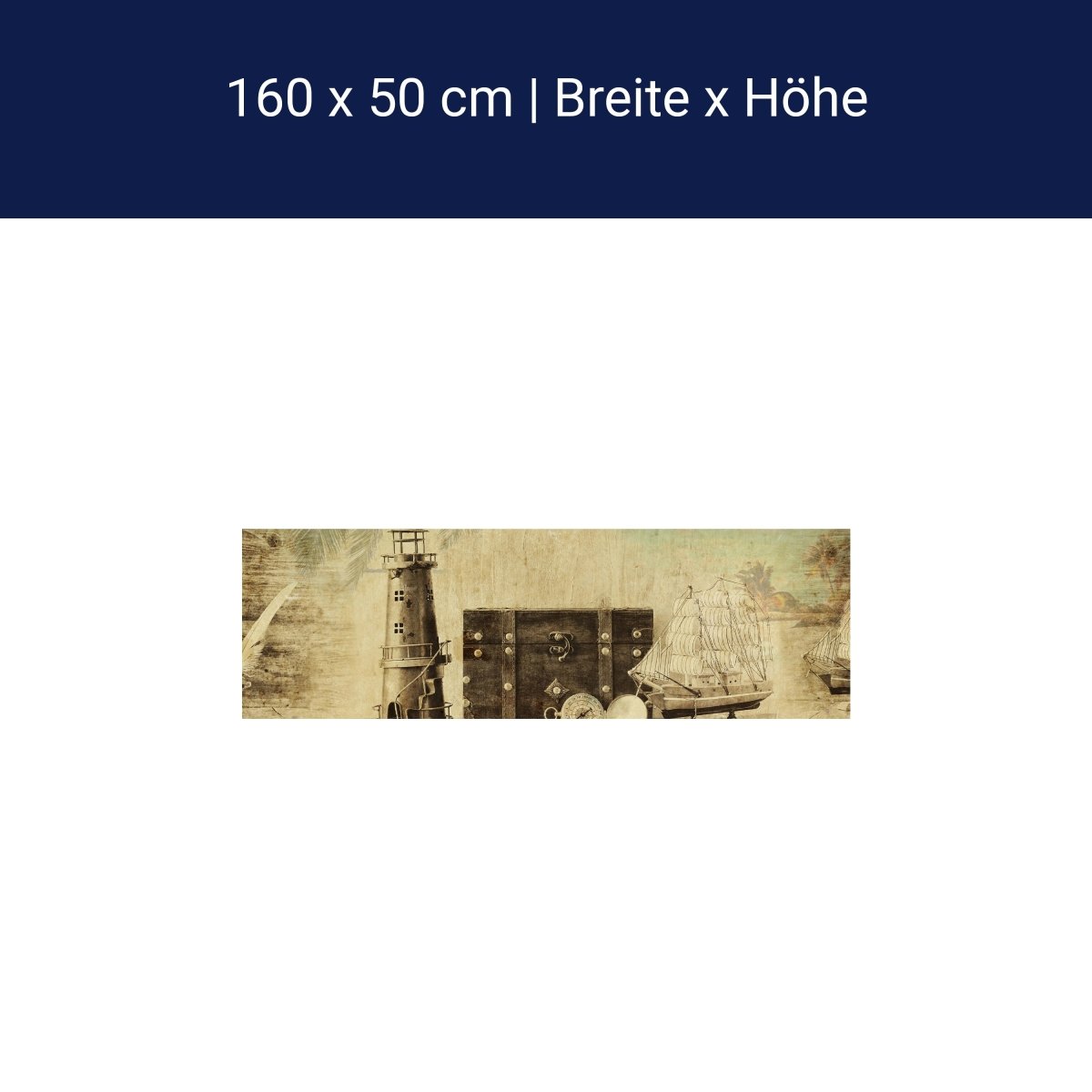 Küchenrückwand Maritim Leuchtturm Schiff Kompass M1096 Küchenrückwand Maritim Leuchtturm Schiff Kompass M1096