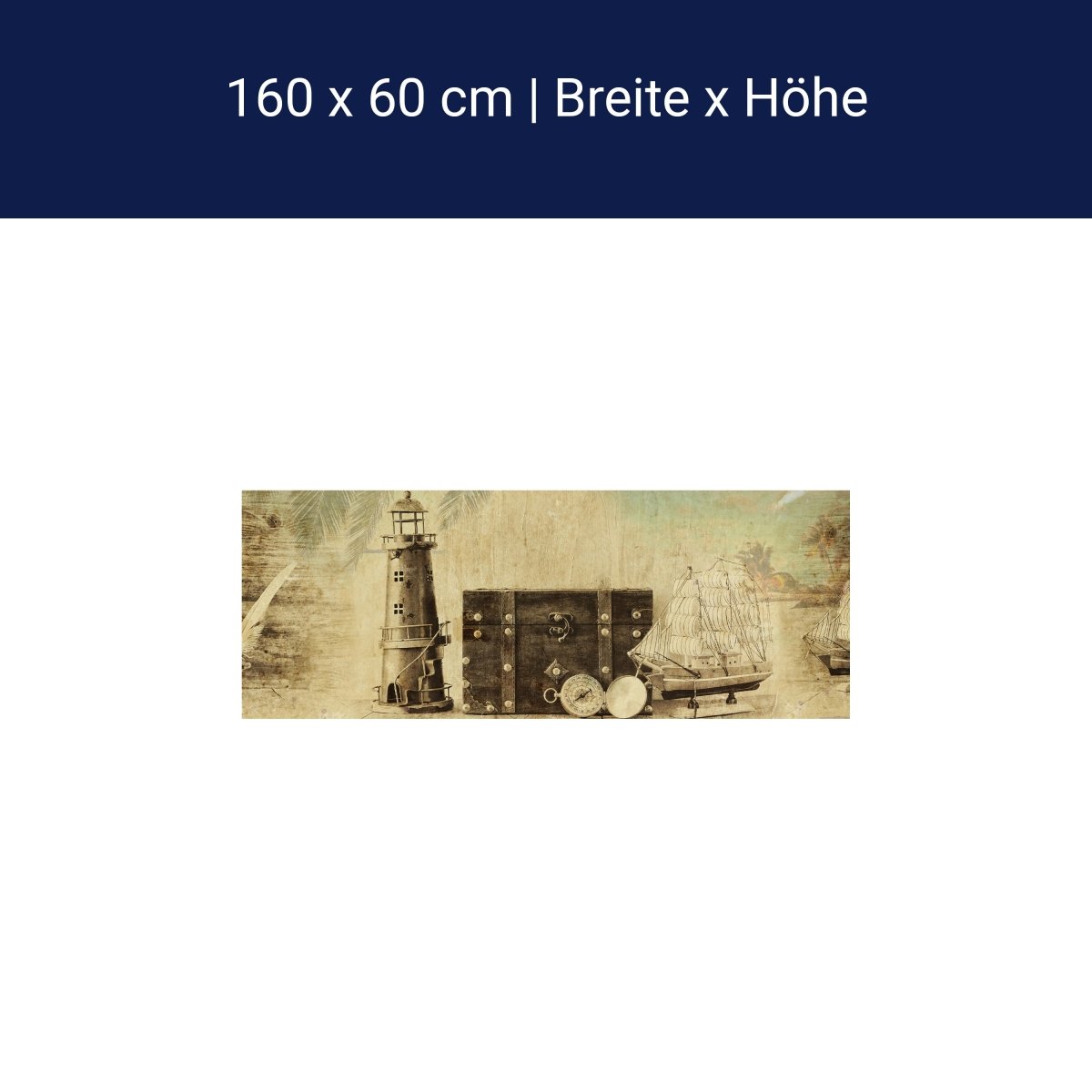 Küchenrückwand Maritim Leuchtturm Schiff Kompass M1096 Küchenrückwand Maritim Leuchtturm Schiff Kompass M1096