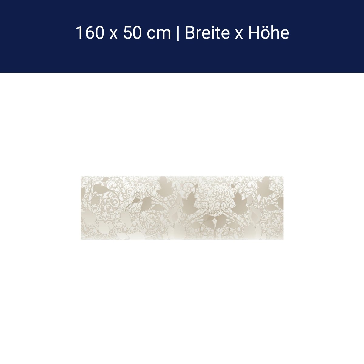 Küchenrückwand Ranken Muster Ornamente Weiß M1102 Küchenrückwand Ranken Muster Ornamente Weiß M1102